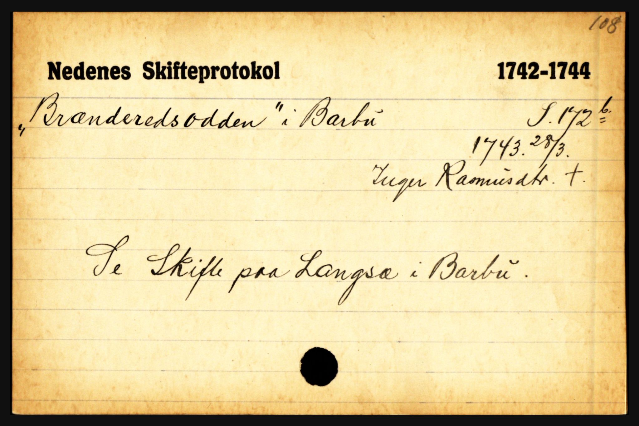 Nedenes sorenskriveri før 1824, AV/SAK-1221-0007/H, p. 4153