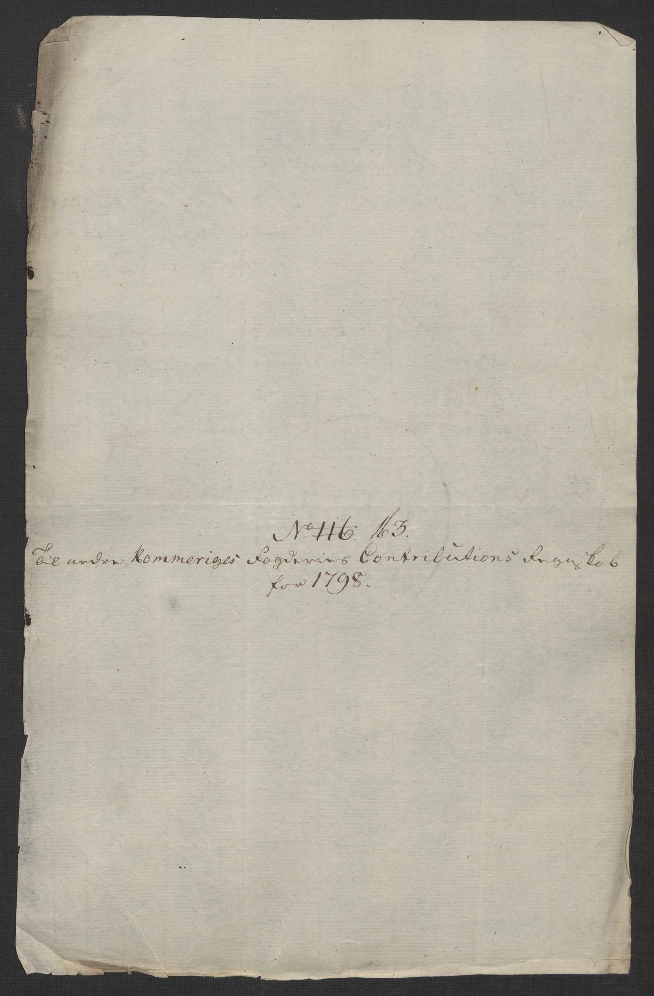 Rentekammeret inntil 1814, Reviderte regnskaper, Fogderegnskap, AV/RA-EA-4092/R11/L0674: Fogderegnskap Nedre Romerike, 1798, p. 489