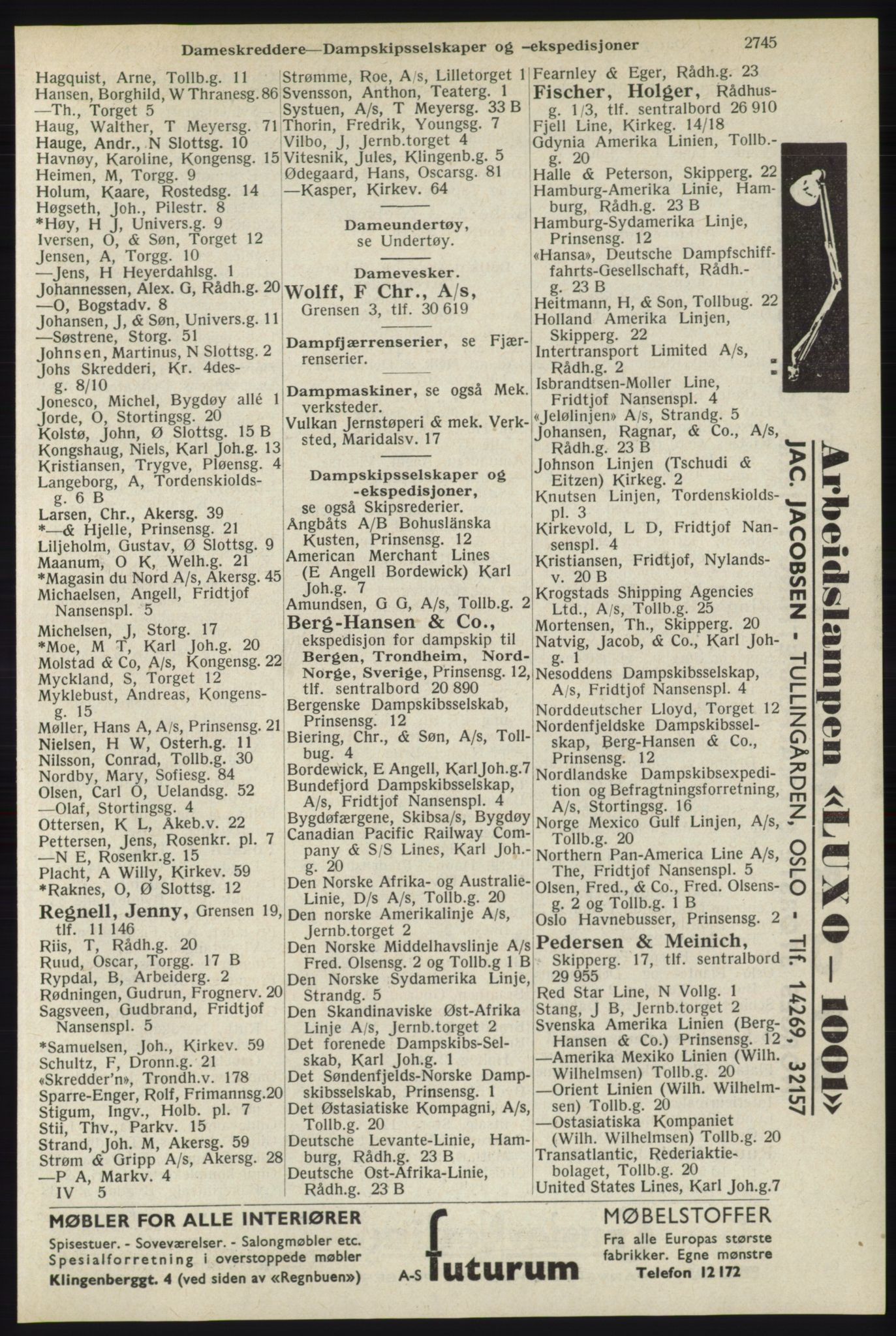 Kristiania/Oslo adressebok, PUBL/-, 1940, p. 2695