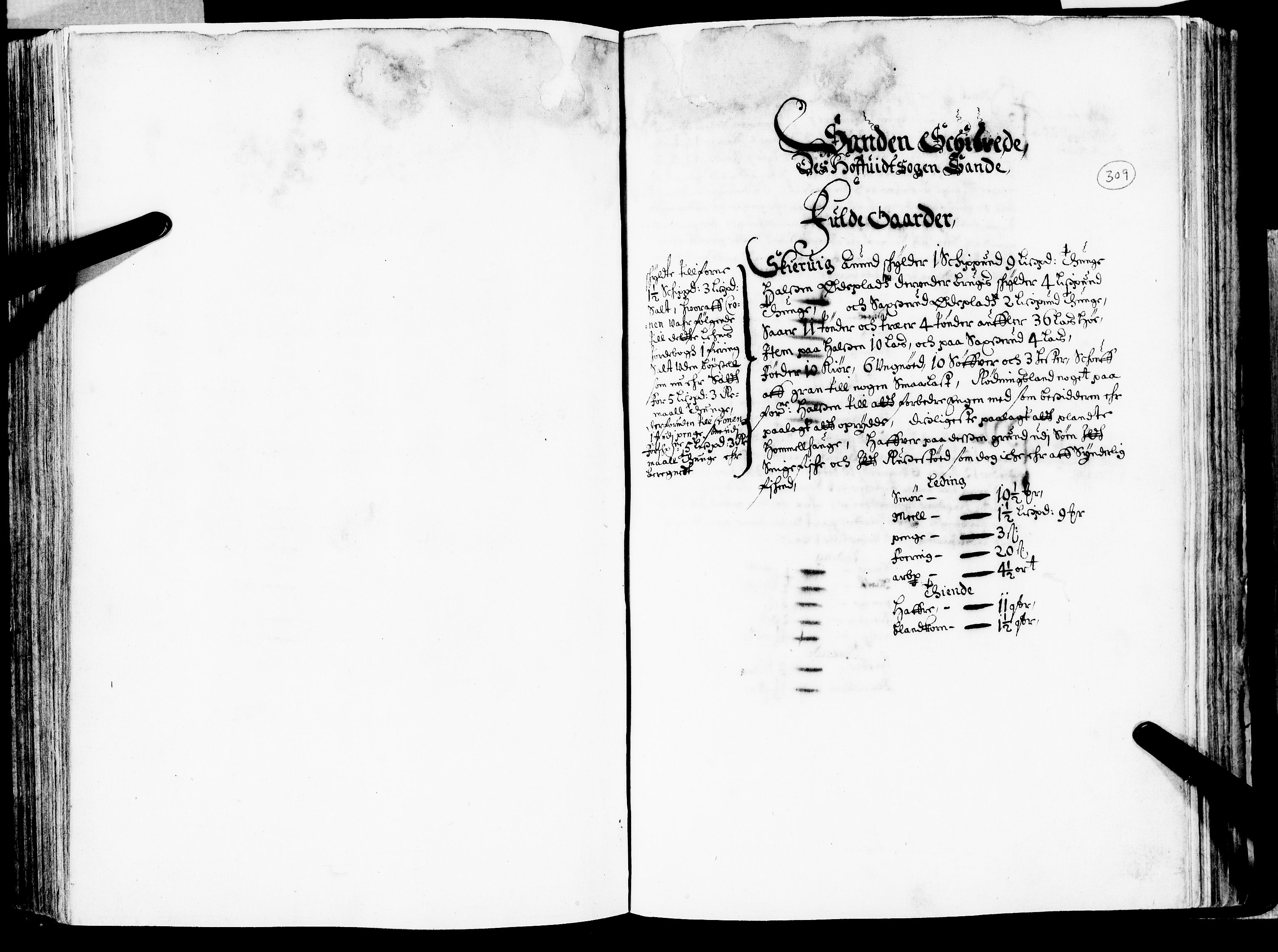 Rentekammeret inntil 1814, Realistisk ordnet avdeling, RA/EA-4070/N/Nb/Nba/L0020: Tønsberg len, 2. del, 1668, p. 308b-309a