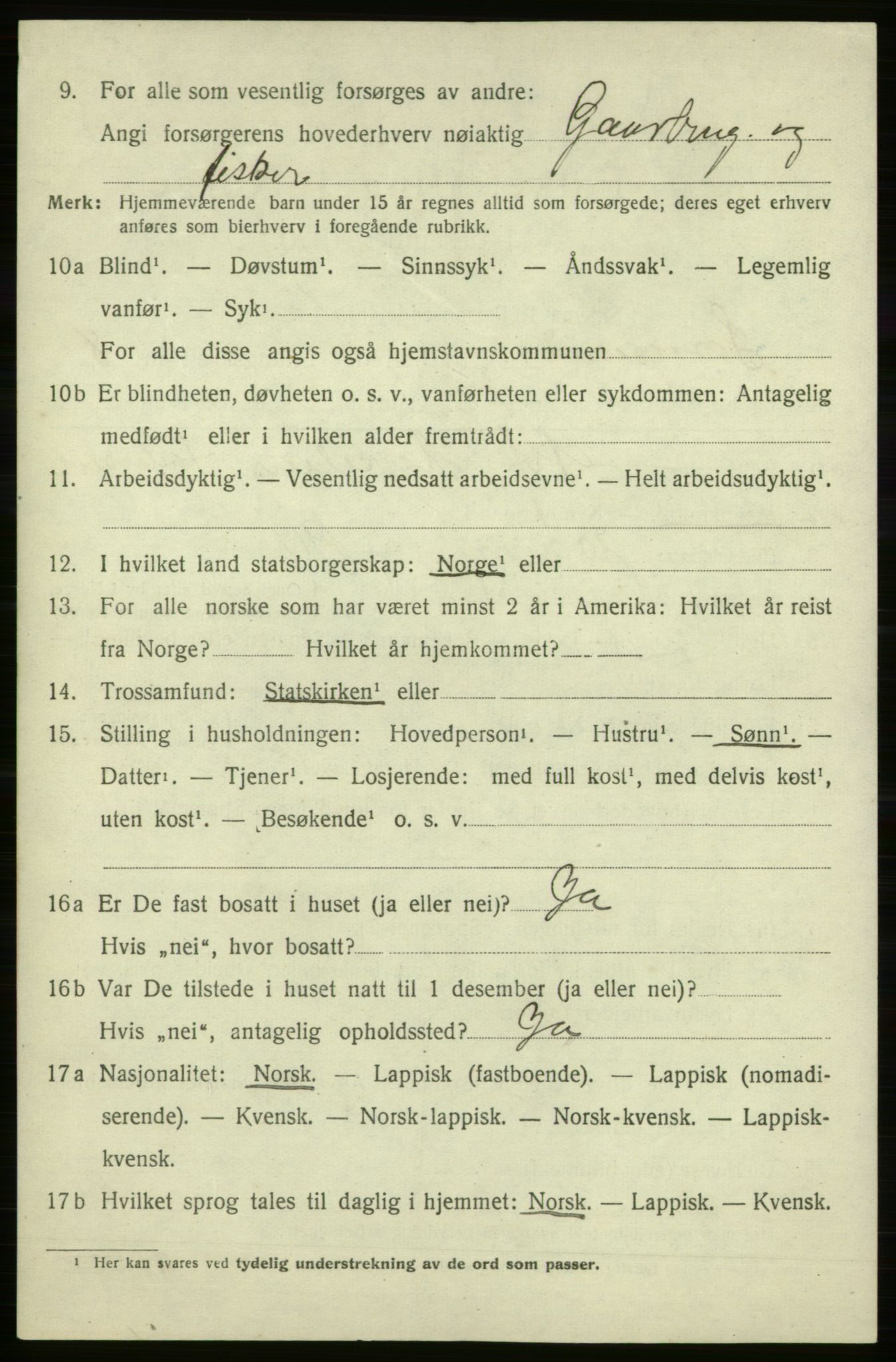 SATØ, 1920 census for Sørøysund rural district, 1920, p. 3599