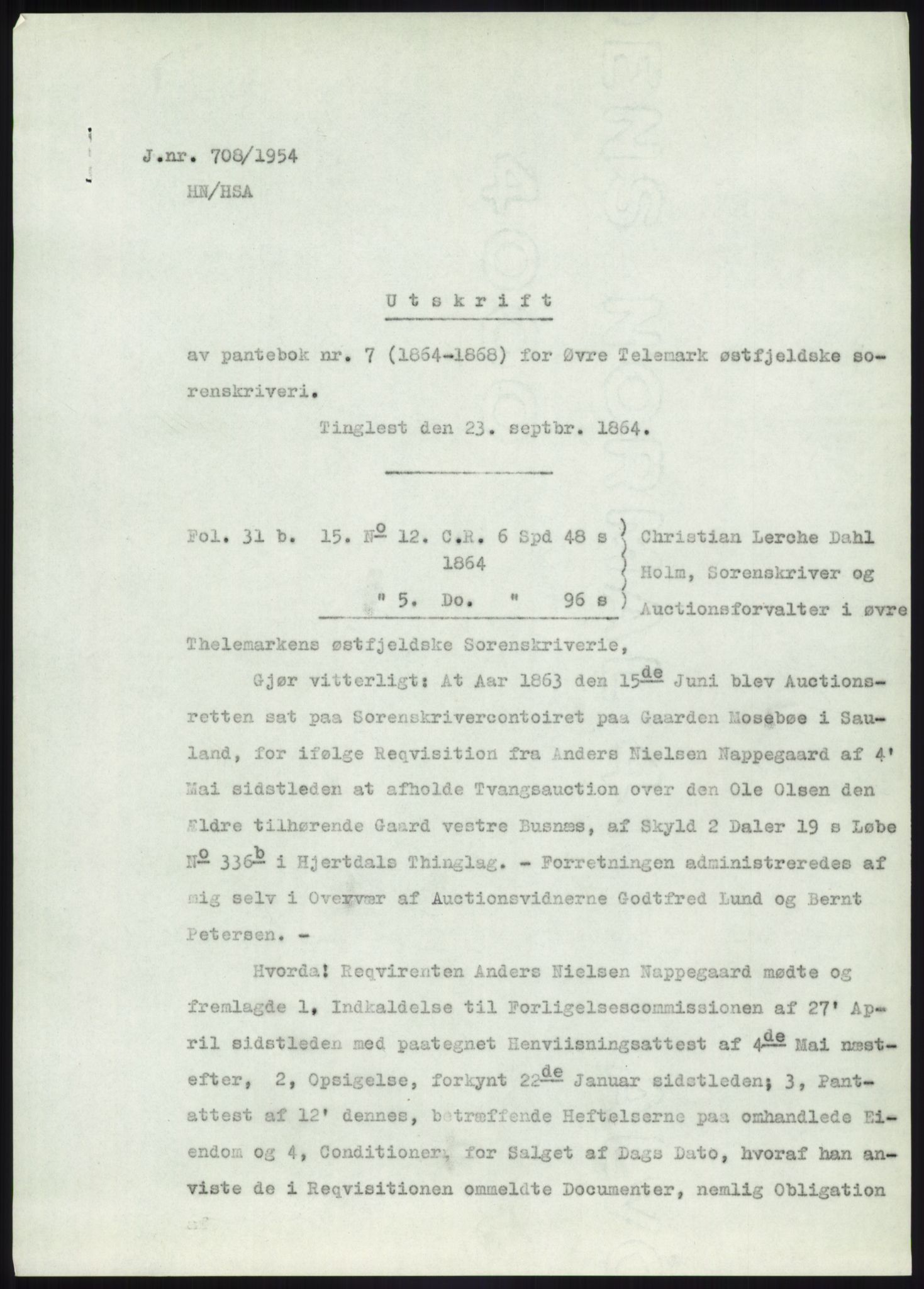 Statsarkivet i Kongsberg, AV/SAKO-A-0001, 1944-1954, p. 342