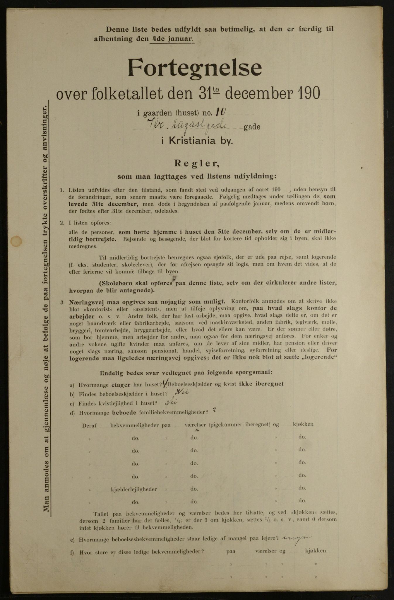 OBA, Municipal Census 1901 for Kristiania, 1901, p. 8302