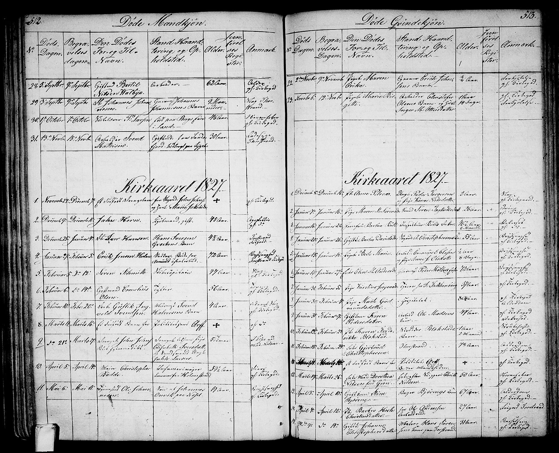 Larvik kirkebøker, AV/SAKO-A-352/G/Ga/L0002: Parish register (copy) no. I 2, 1807-1830, p. 512-513