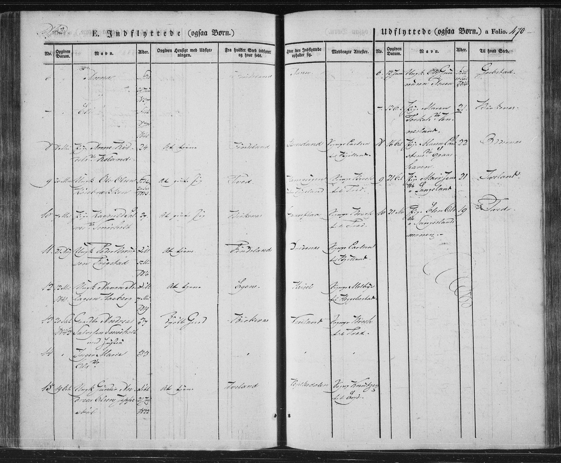 Vennesla sokneprestkontor, AV/SAK-1111-0045/Fa/Fac/L0004: Parish register (official) no. A 4, 1834-1855, p. 470