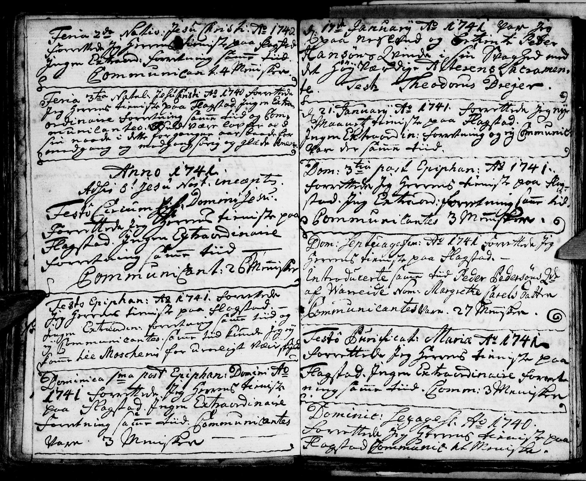 Ministerialprotokoller, klokkerbøker og fødselsregistre - Nordland, SAT/A-1459/881/L1162: Curate's parish register no. 881B01, 1704-1748