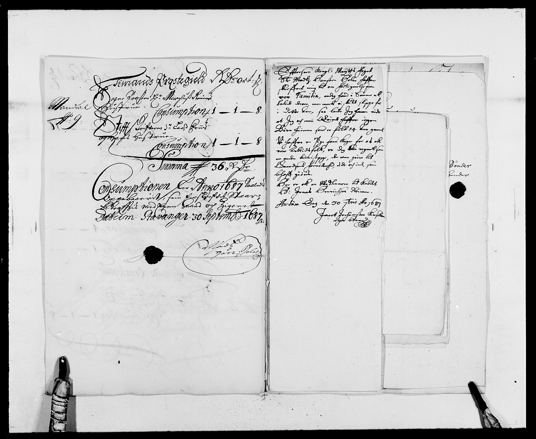 Rentekammeret inntil 1814, Reviderte regnskaper, Fogderegnskap, AV/RA-EA-4092/R46/L2726: Fogderegnskap Jæren og Dalane, 1686-1689, p. 186