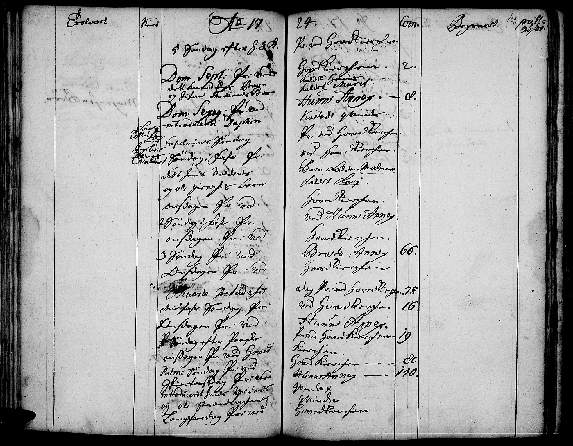 Vardal prestekontor, AV/SAH-PREST-100/H/Ha/Haa/L0001: Parish register (official) no. 1, 1706-1748, p. 103