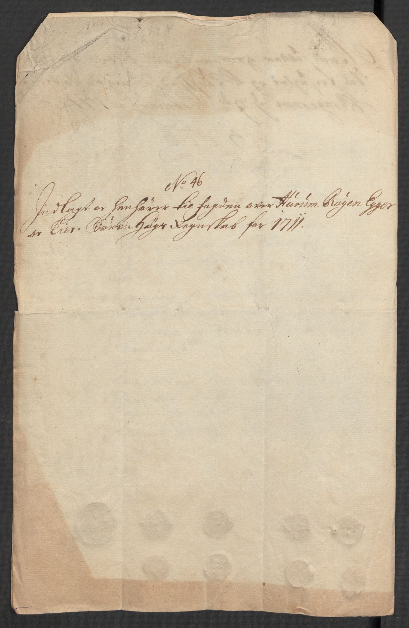 Rentekammeret inntil 1814, Reviderte regnskaper, Fogderegnskap, AV/RA-EA-4092/R31/L1705: Fogderegnskap Hurum, Røyken, Eiker, Lier og Buskerud, 1711, p. 363