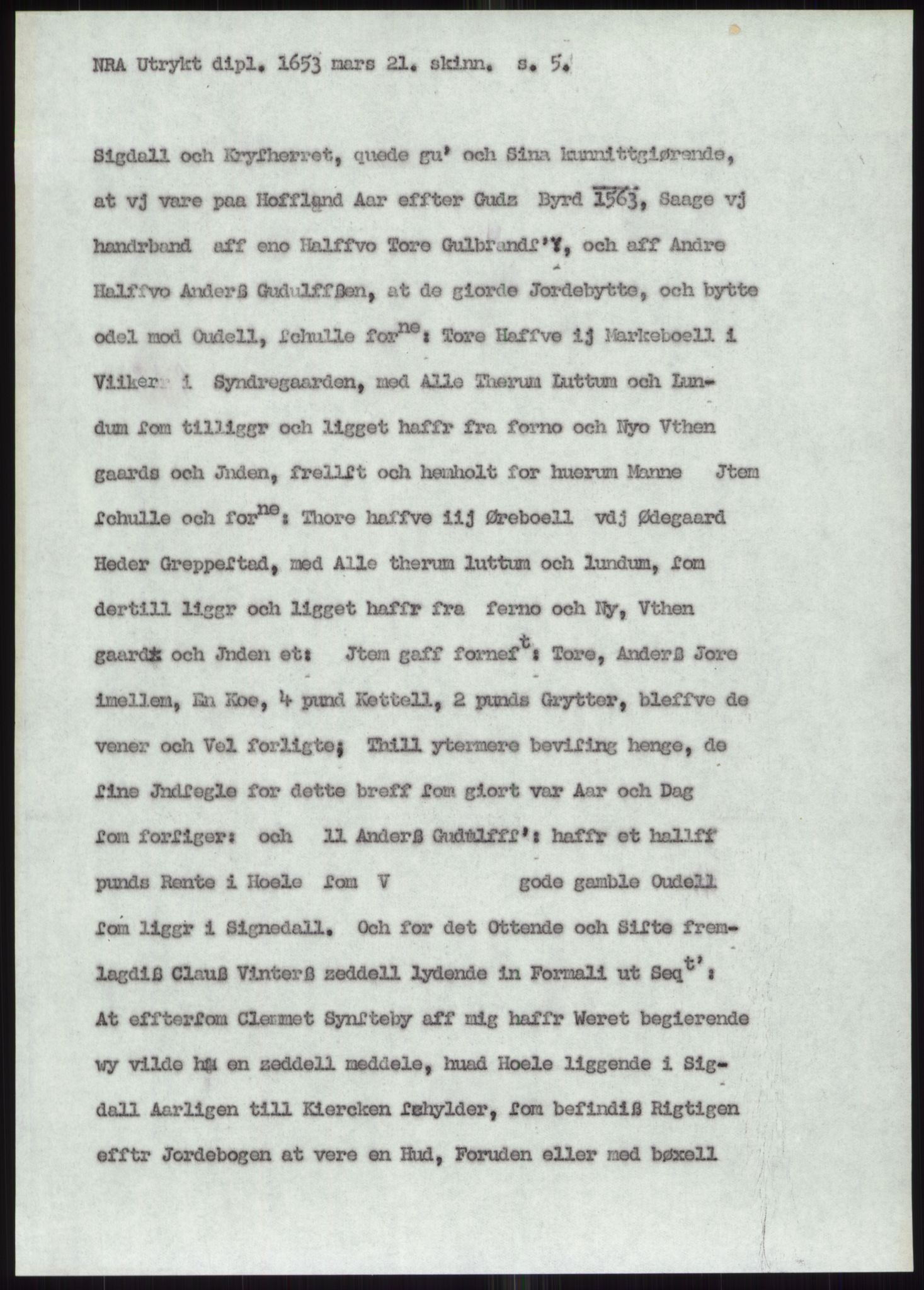 Samlinger til kildeutgivelse, Diplomavskriftsamlingen, AV/RA-EA-4053/H/Ha, p. 2435