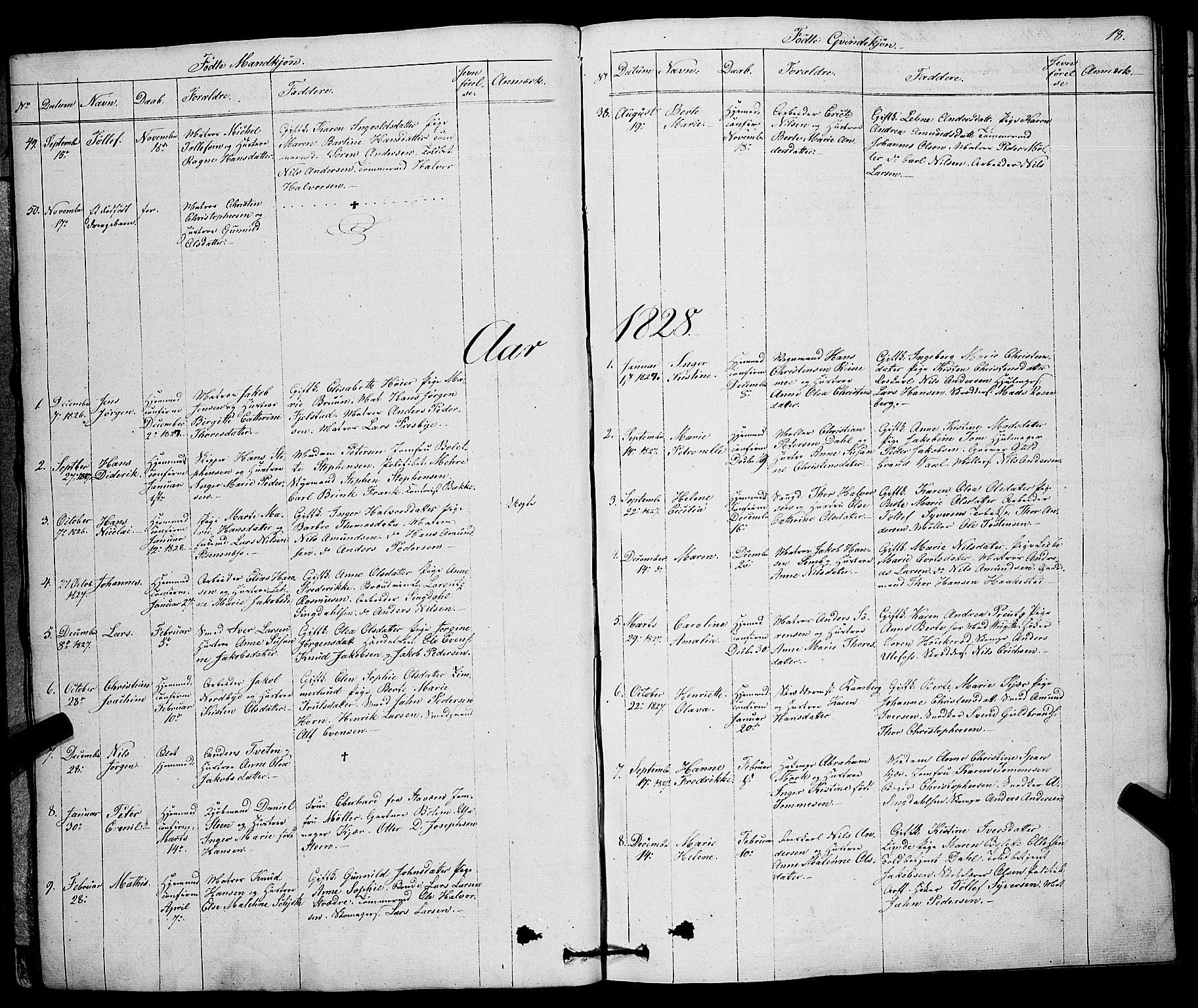 Larvik kirkebøker, SAKO/A-352/F/Fa/L0002: Parish register (official) no. I 2, 1825-1847, p. 18