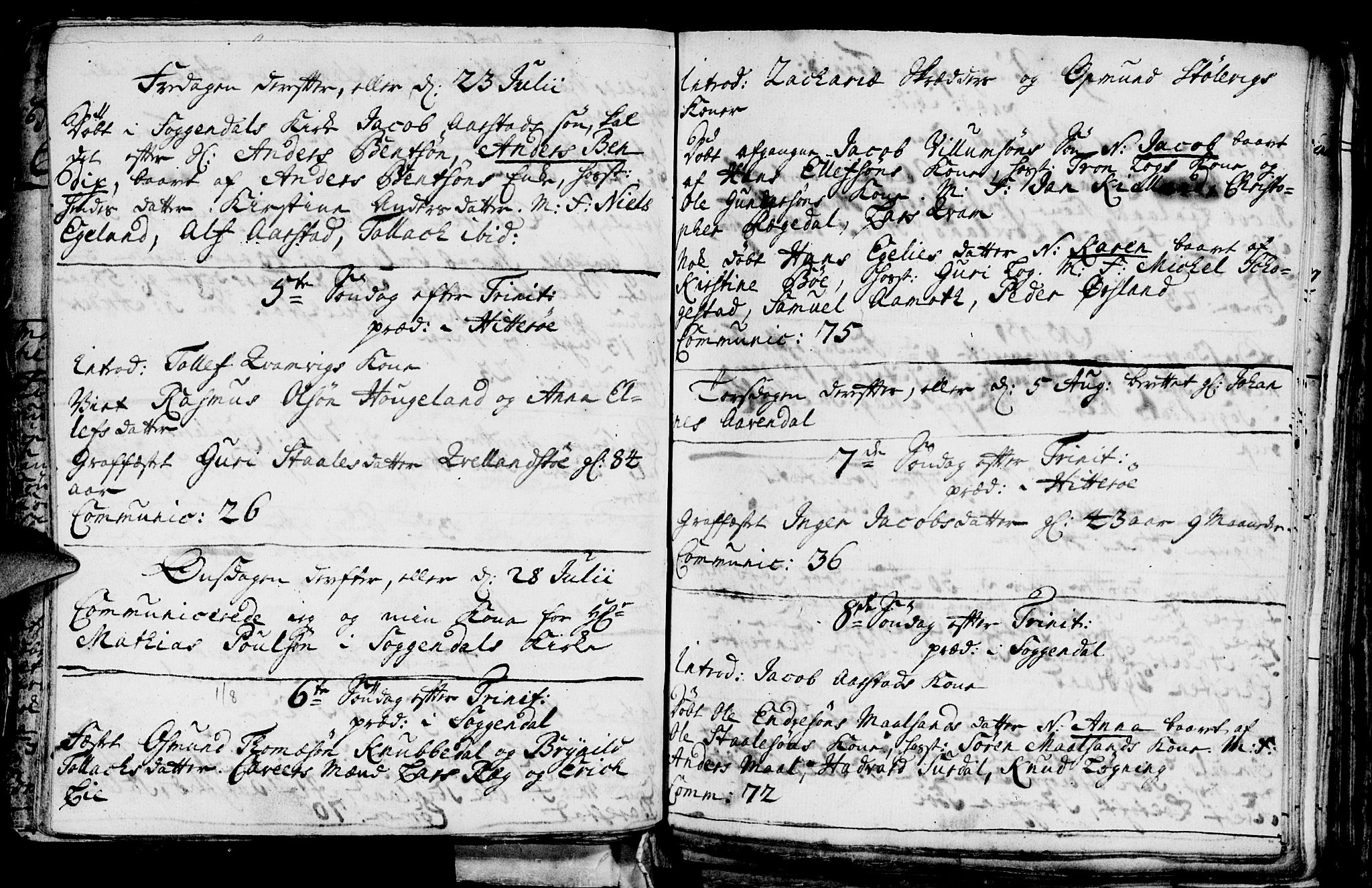 Sokndal sokneprestkontor, AV/SAST-A-101808: Parish register (official) no. A 1, 1729-1740