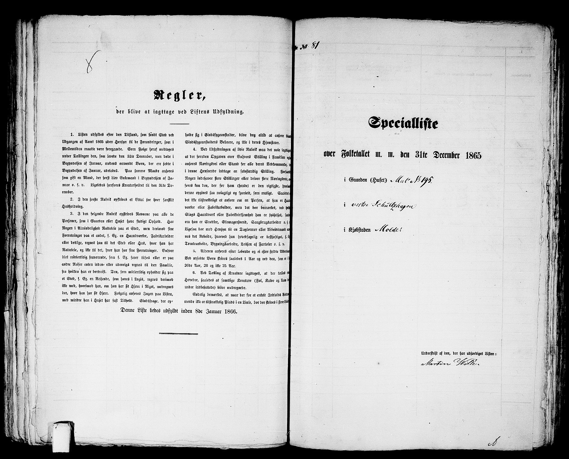 RA, 1865 census for Molde, 1865, p. 172