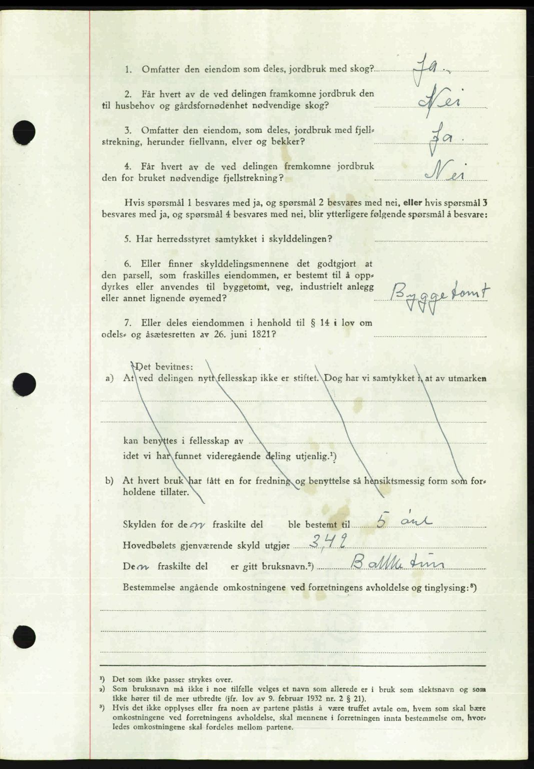 Romsdal sorenskriveri, AV/SAT-A-4149/1/2/2C: Mortgage book no. A21, 1946-1946, Diary no: : 2721/1946