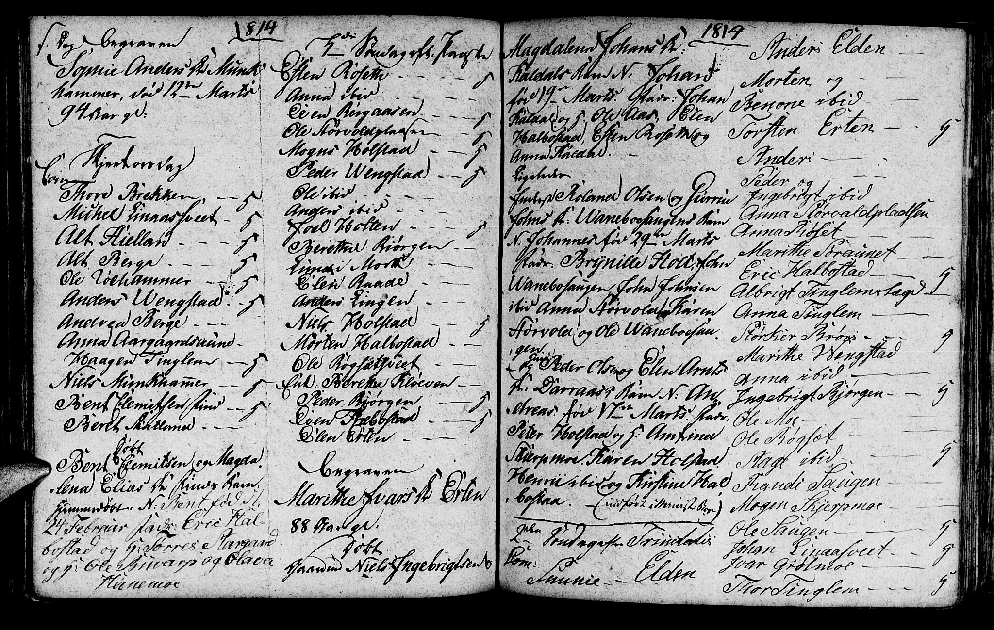 Ministerialprotokoller, klokkerbøker og fødselsregistre - Nord-Trøndelag, SAT/A-1458/742/L0410: Parish register (copy) no. 742C01, 1806-1821