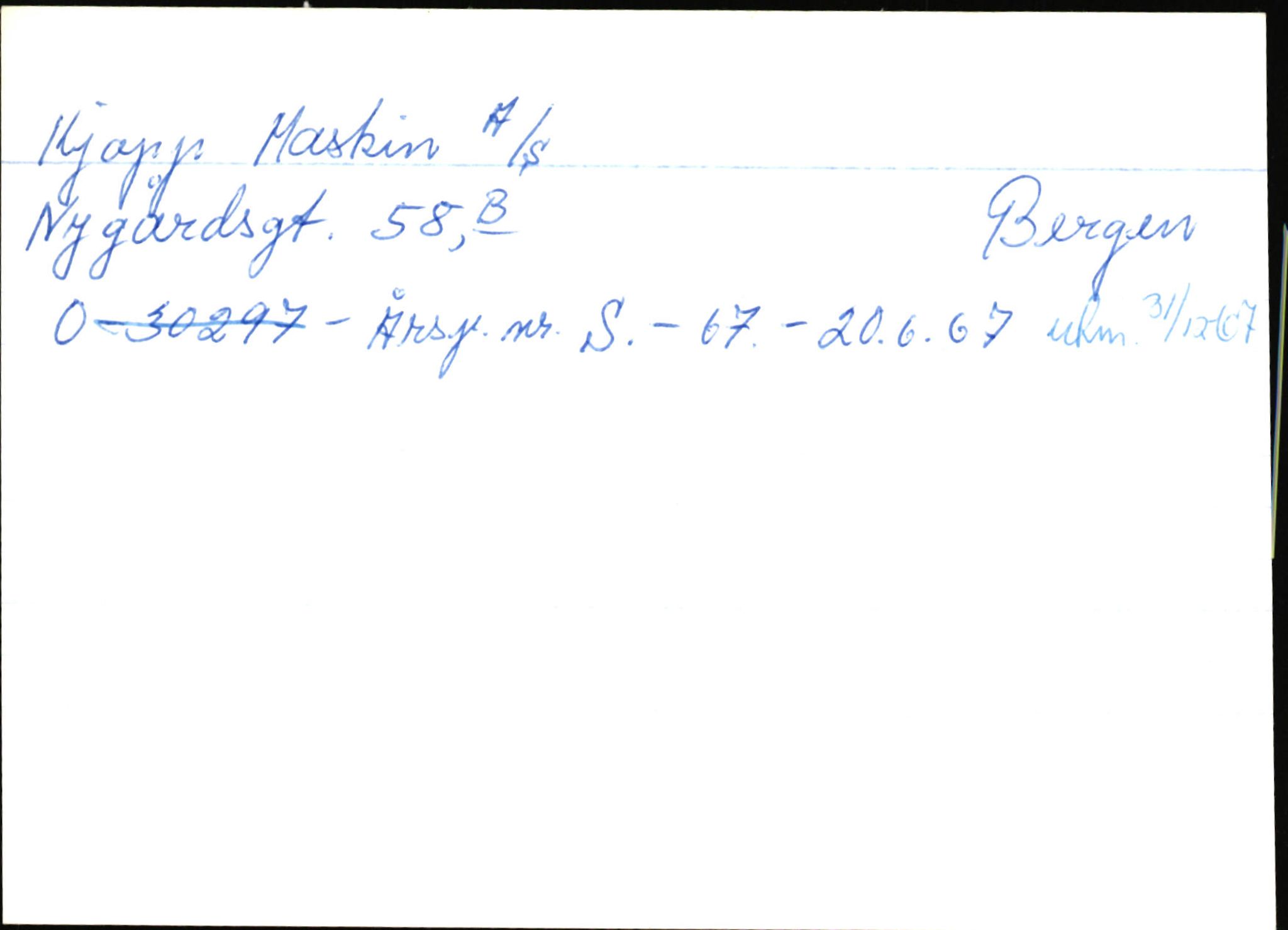 Statens vegvesen, Hordaland vegkontor, AV/SAB-A-5201/2/Ha/L0029: R-eierkort K, 1920-1971, p. 4