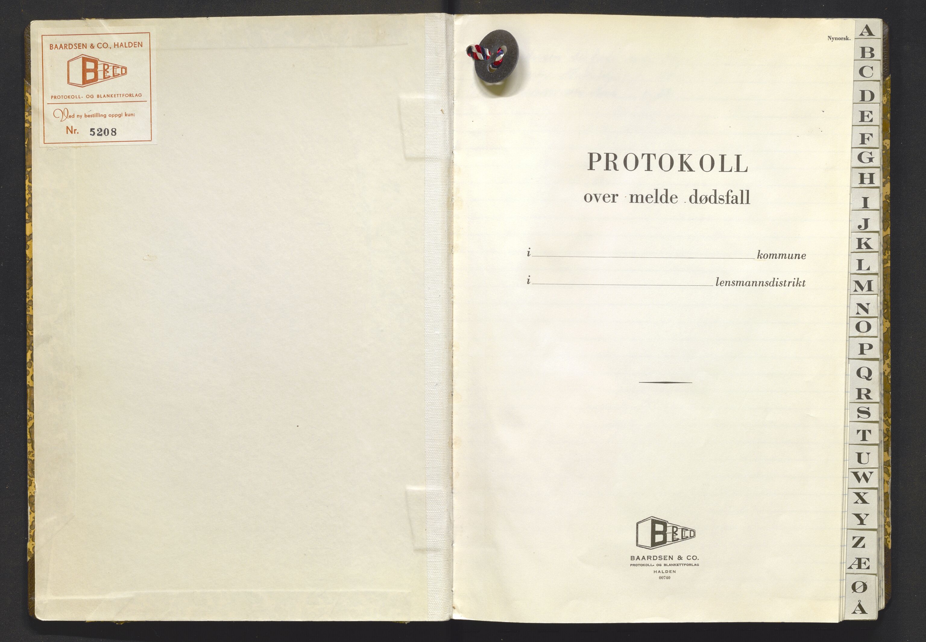 Lensmannen i Fjell og Sund, AV/SAB-A-100158/0006/L0002: Dødsfallprotokoll for Sund kommune, 1969-1972