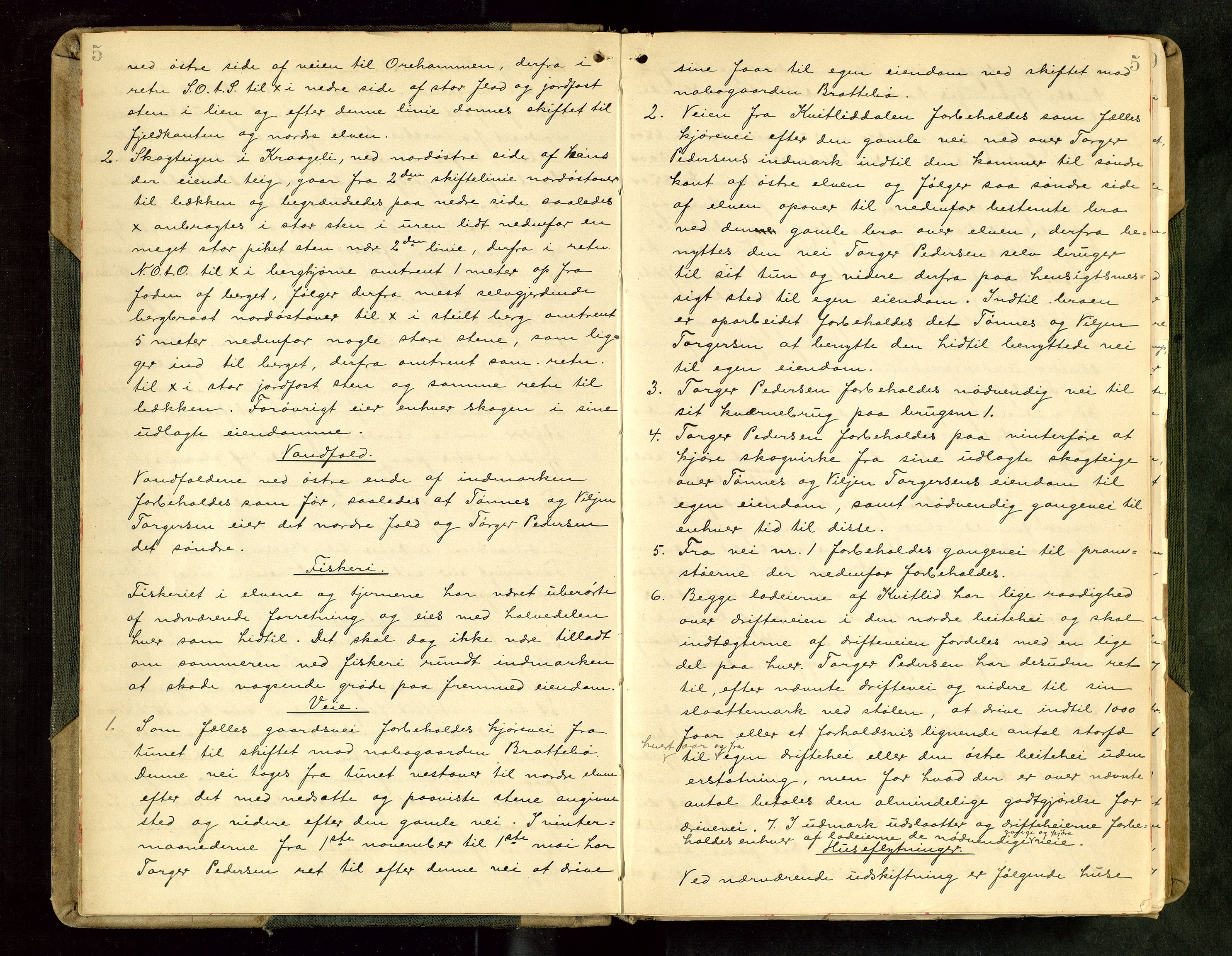 Rogaland jordskifterett, AV/SAST-A-102426/Oa/L0063: Forhandlingsprotokoll, 1905-1908, p. 5