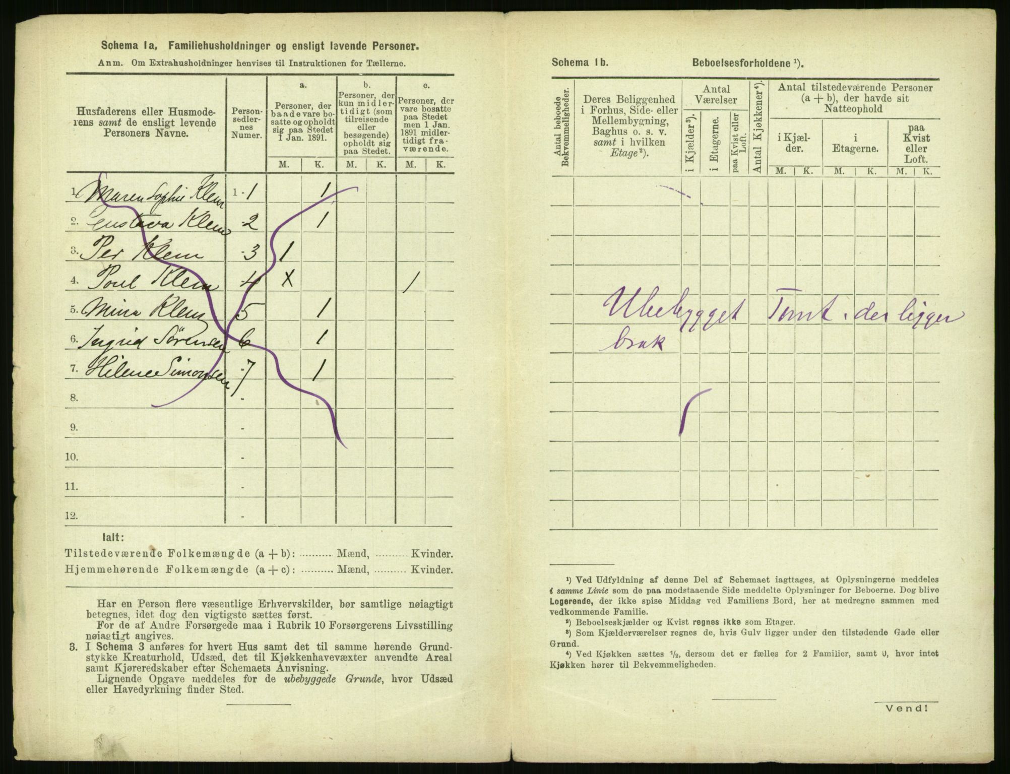 RA, 1891 census for 0301 Kristiania, 1891, p. 33057