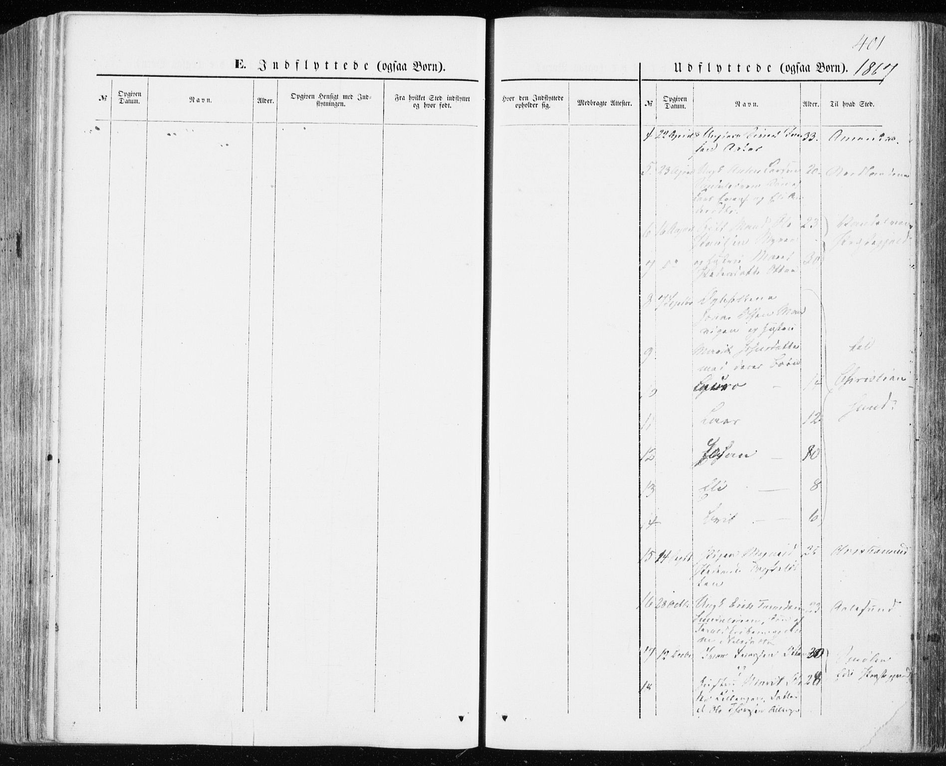Ministerialprotokoller, klokkerbøker og fødselsregistre - Møre og Romsdal, SAT/A-1454/590/L1013: Parish register (official) no. 590A05, 1847-1877, p. 401