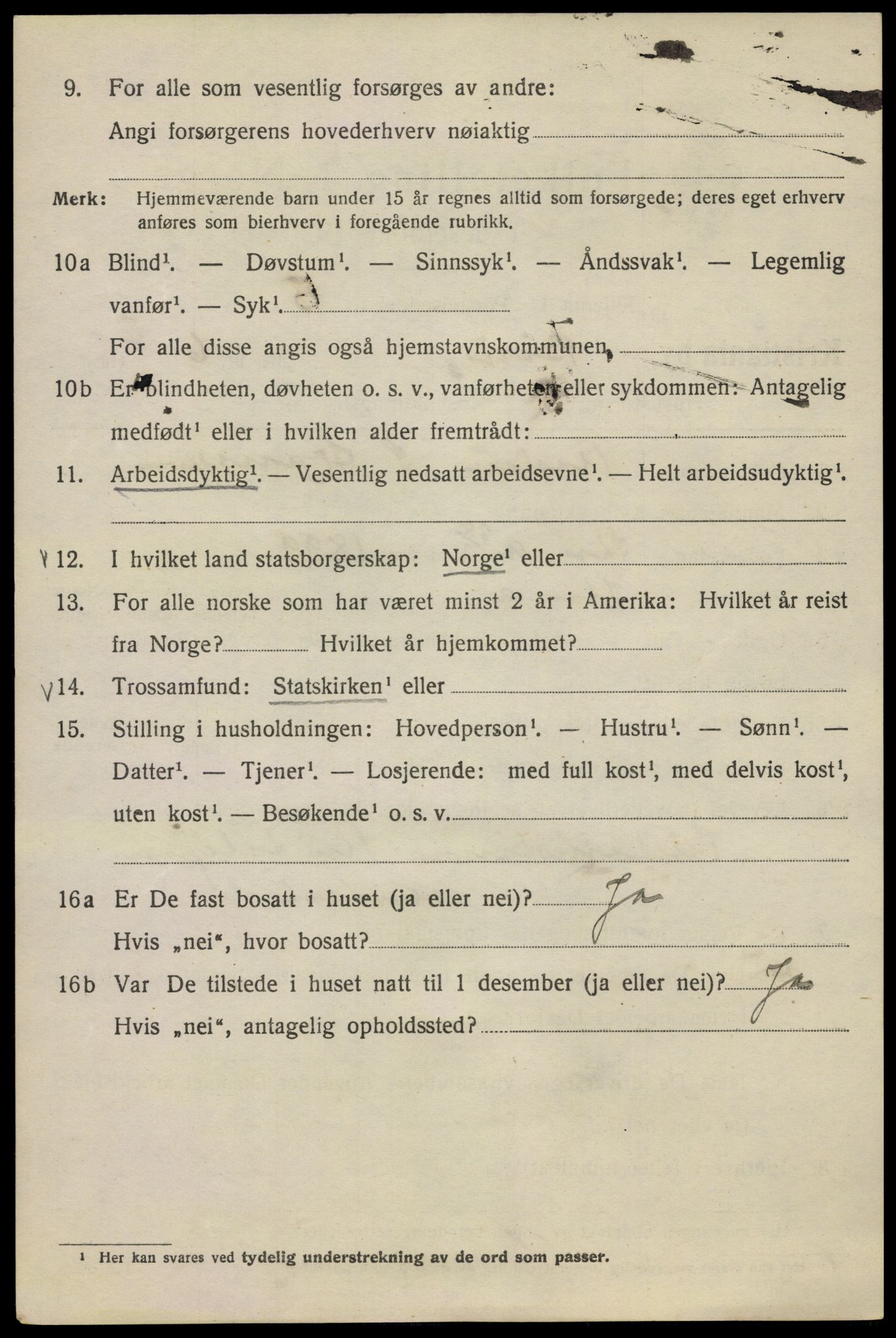 SAO, 1920 census for Kristiania, 1920, p. 155976