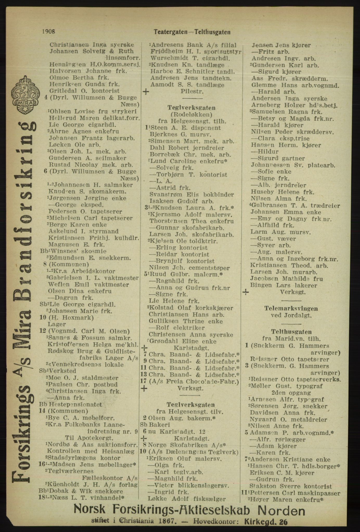 Kristiania/Oslo adressebok, PUBL/-, 1918, p. 2061