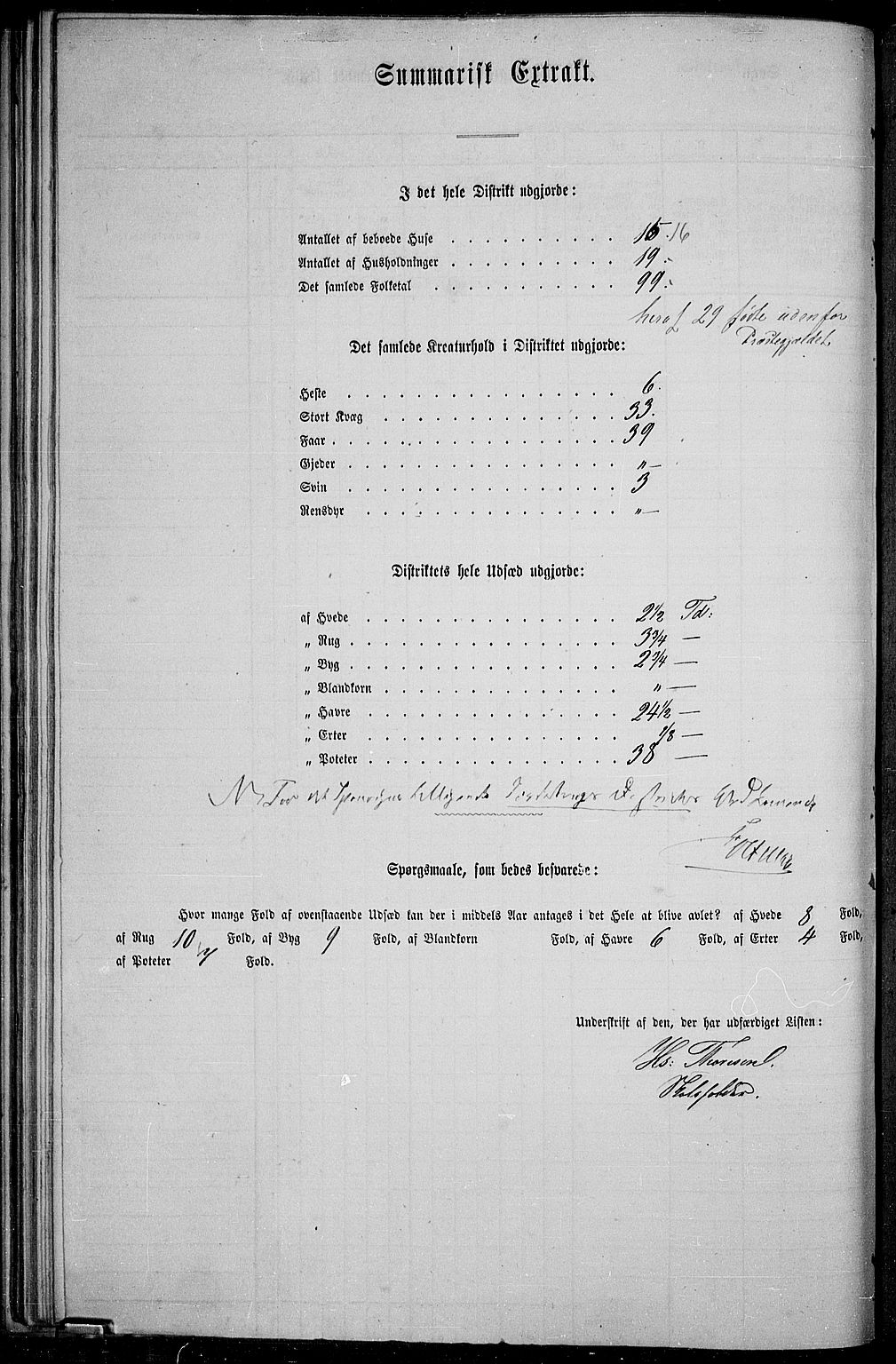 RA, 1865 census for Berg, 1865, p. 75