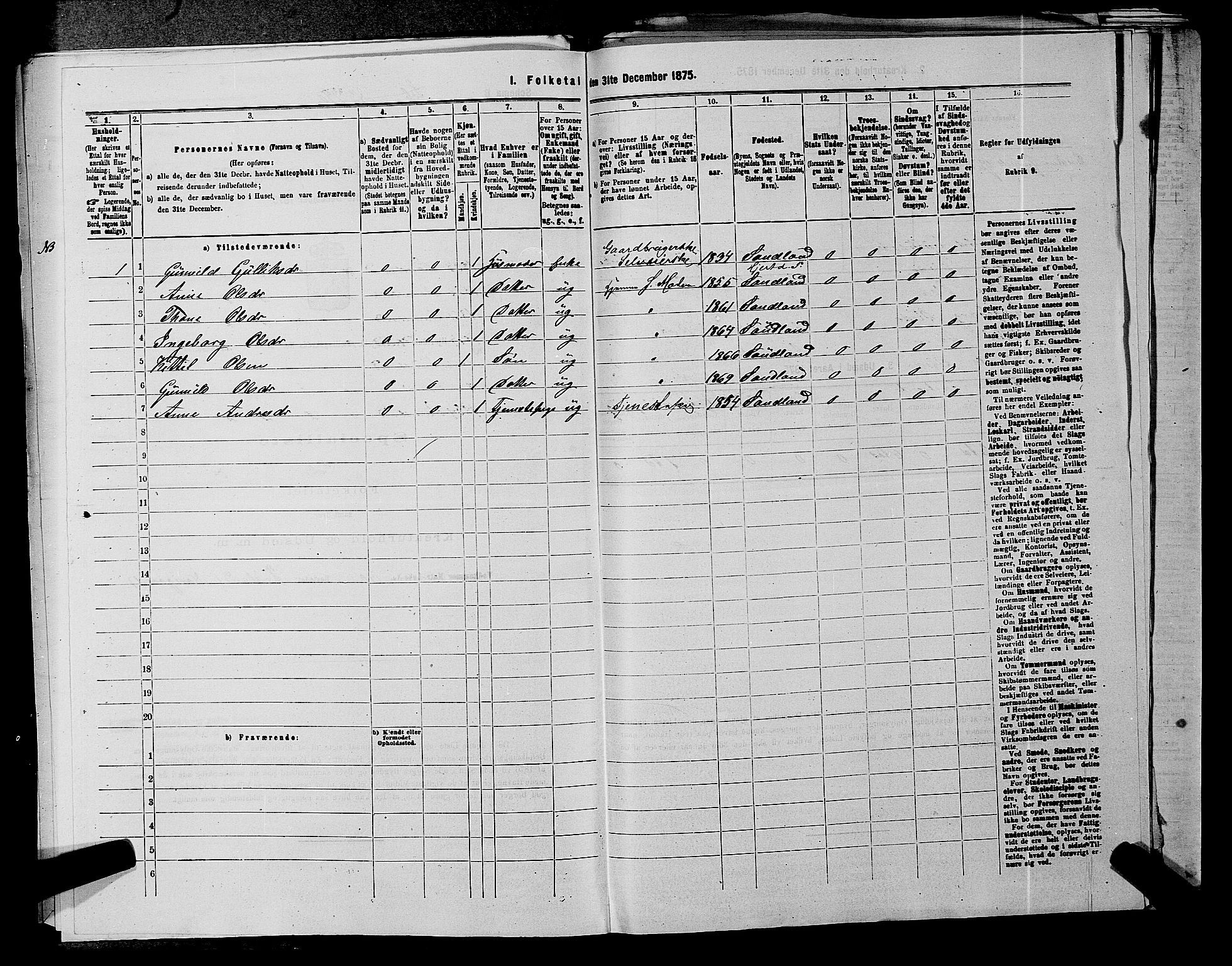 SAKO, 1875 census for 0827P Hjartdal, 1875, p. 630