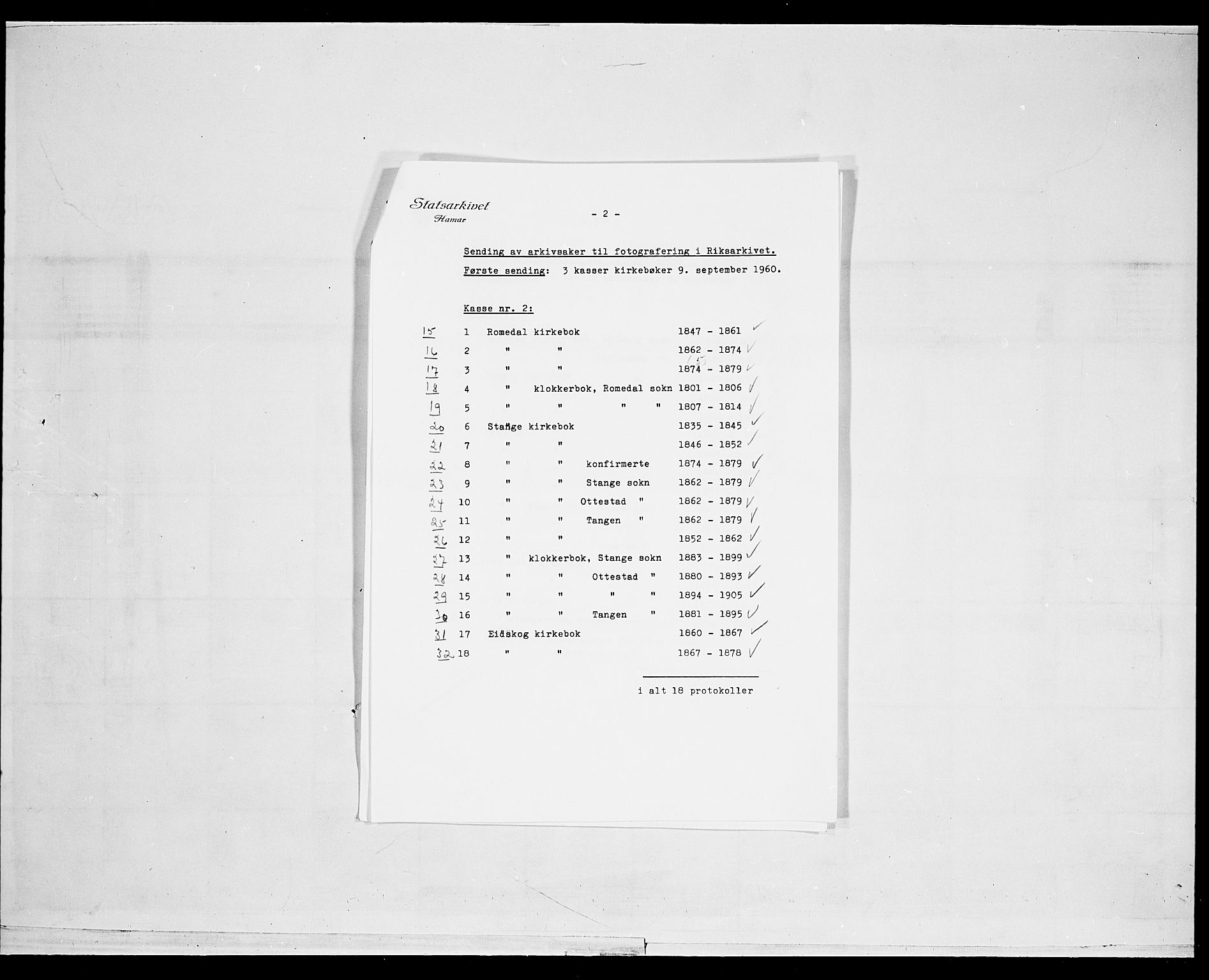 Romedal prestekontor, SAH/PREST-004/L/L0003: Parish register (copy) no. 3, 1801-1806