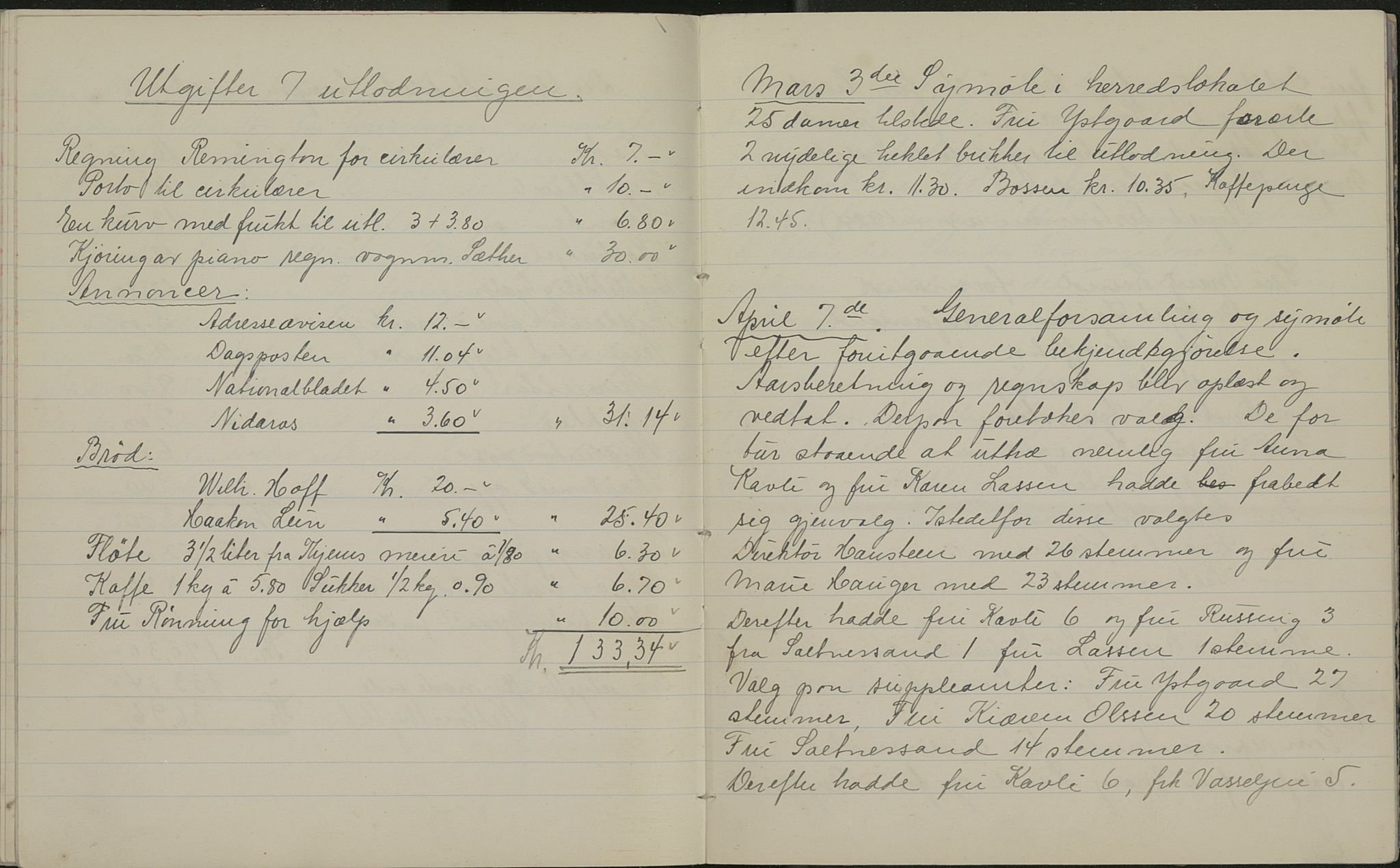 Trondheim Røde Kors, TRKO/PA-1204/A/Ab/L0003: Dagbok forStrinda Røde Kors, 1914-1925, p. 69