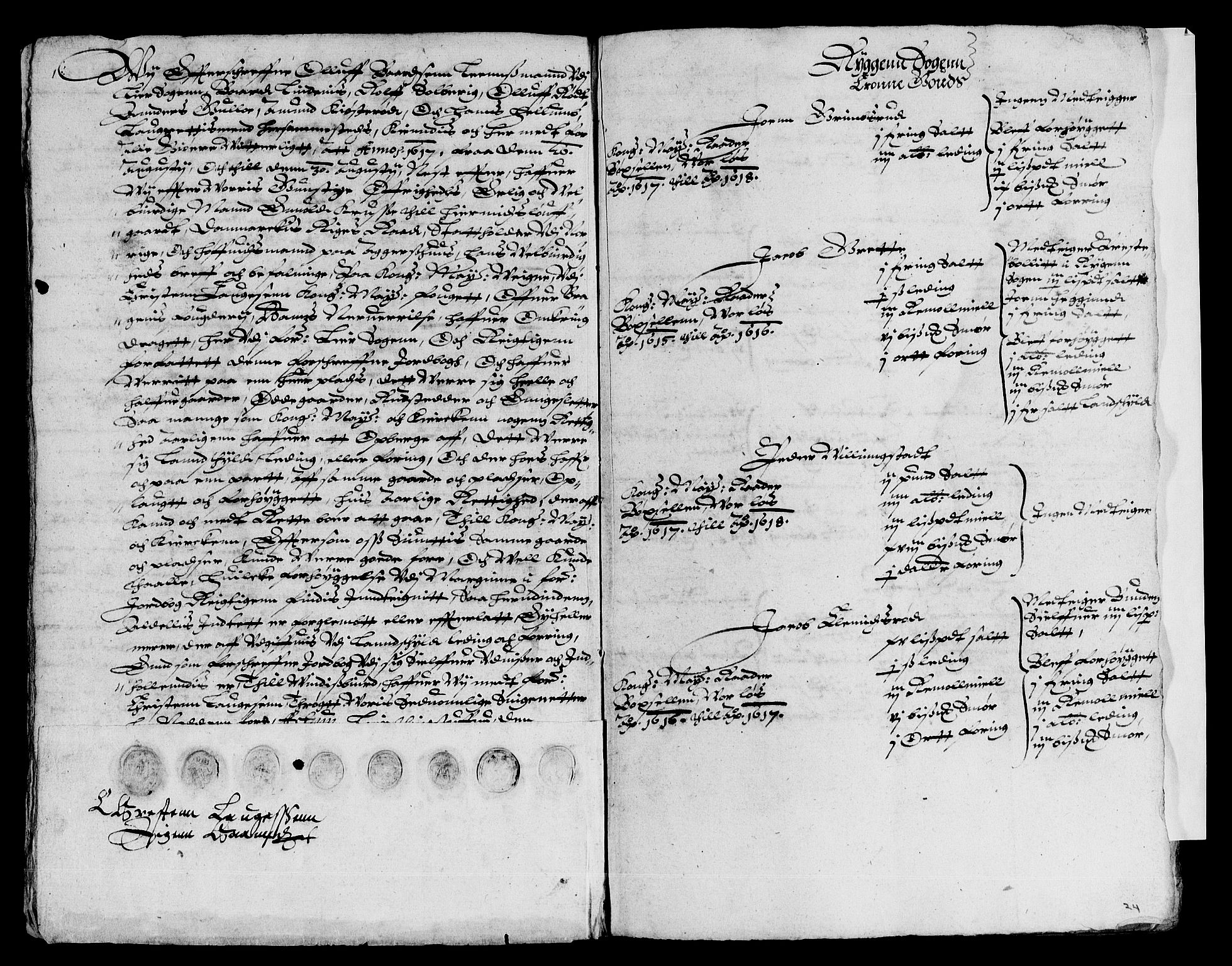 Rentekammeret inntil 1814, Reviderte regnskaper, Lensregnskaper, AV/RA-EA-5023/R/Rb/Rba/L0041: Akershus len, 1616-1618