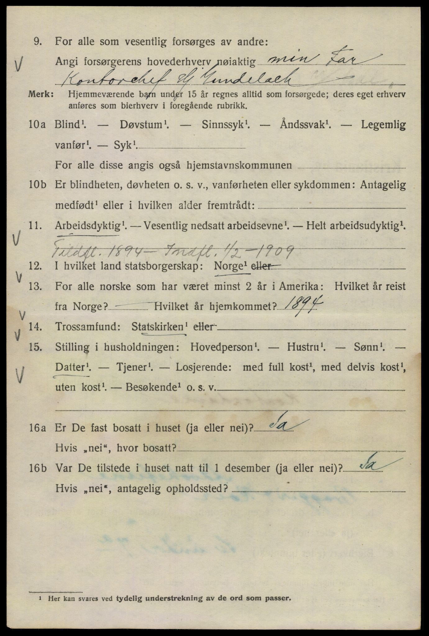 SAO, 1920 census for Kristiania, 1920, p. 141912