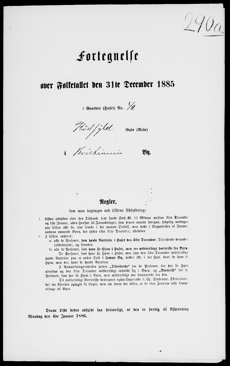 RA, 1885 census for 0301 Kristiania, 1885, p. 7926