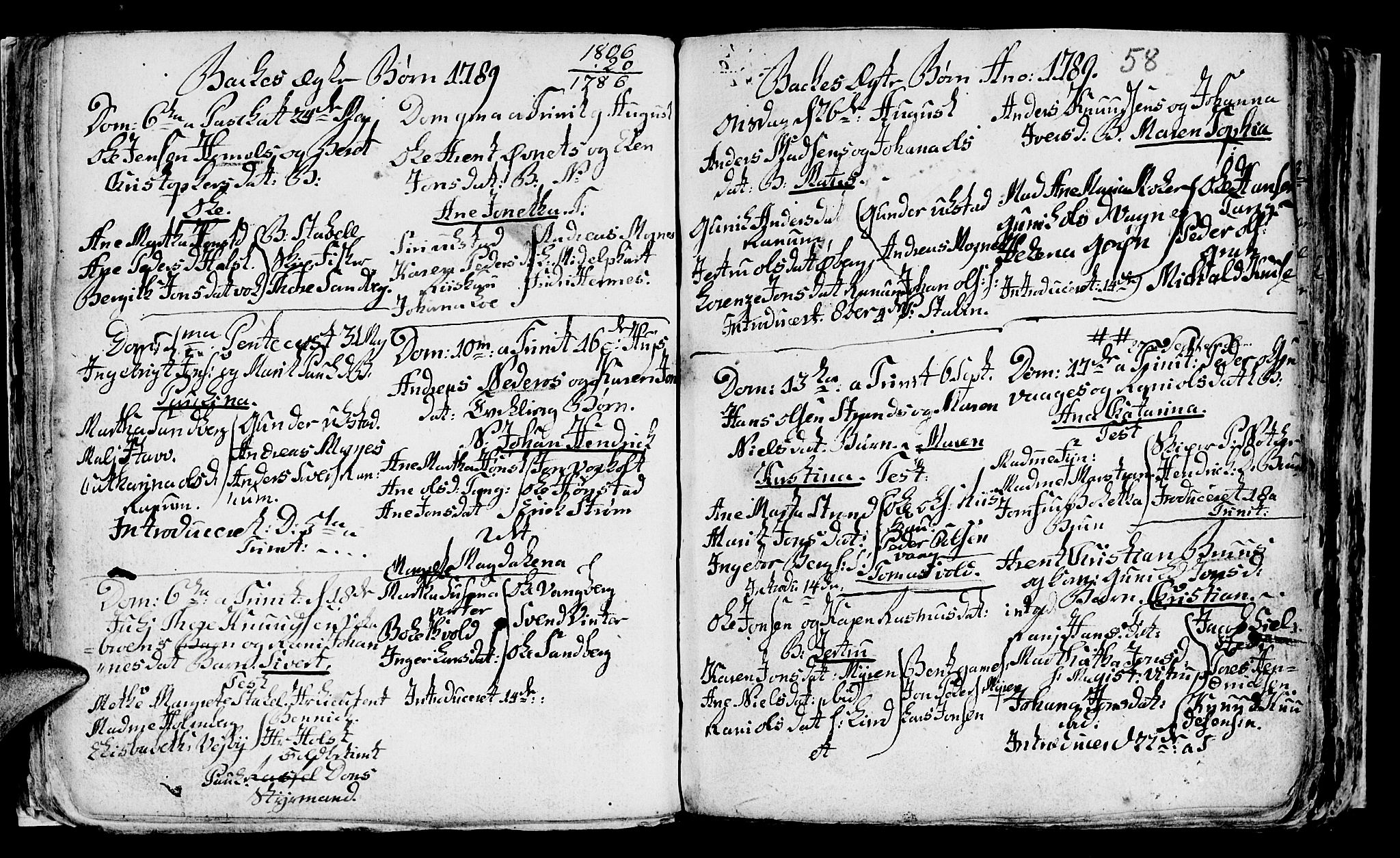 Ministerialprotokoller, klokkerbøker og fødselsregistre - Sør-Trøndelag, SAT/A-1456/604/L0218: Parish register (copy) no. 604C01, 1754-1819, p. 58