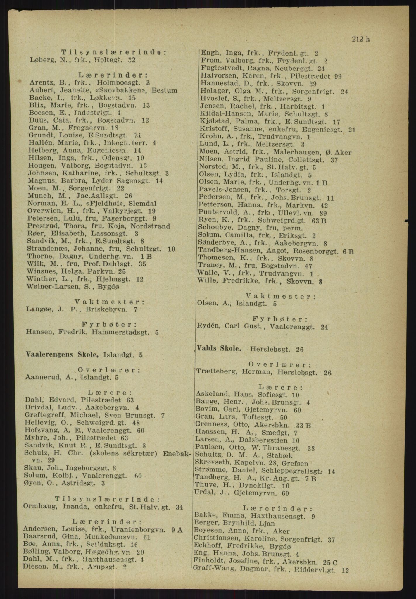 Kristiania/Oslo adressebok, PUBL/-, 1918, p. 232