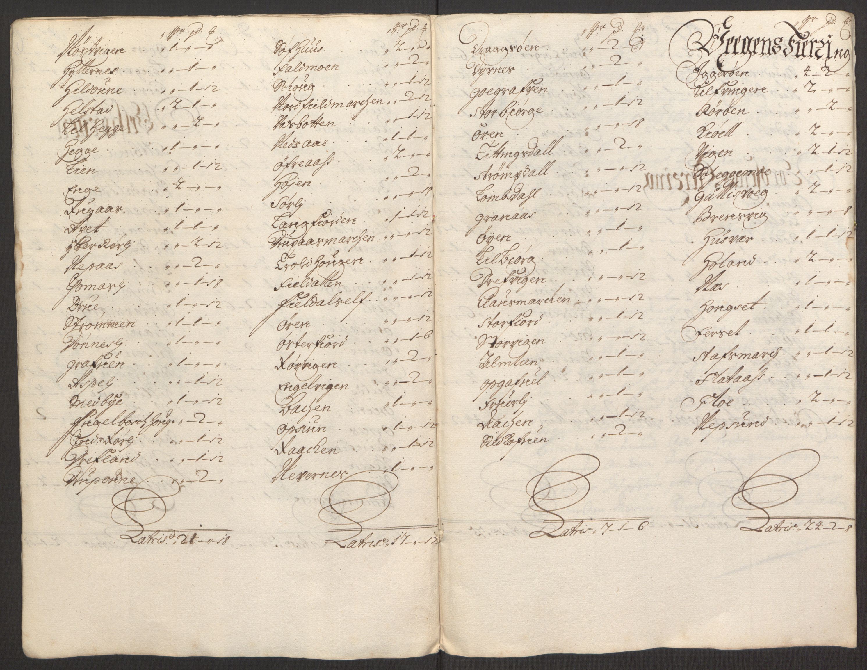 Rentekammeret inntil 1814, Reviderte regnskaper, Fogderegnskap, AV/RA-EA-4092/R65/L4505: Fogderegnskap Helgeland, 1693-1696, p. 358