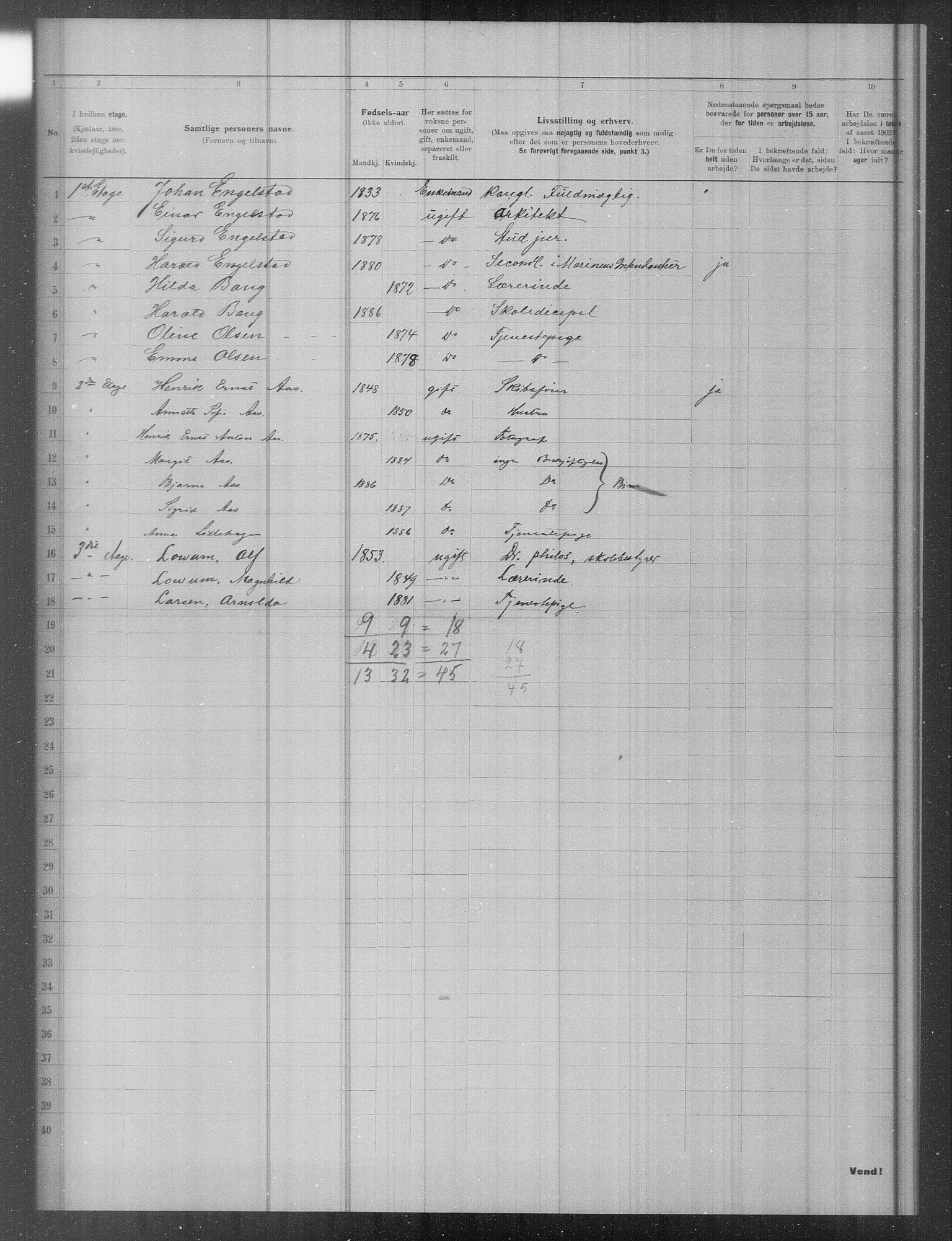 OBA, Municipal Census 1902 for Kristiania, 1902, p. 17369