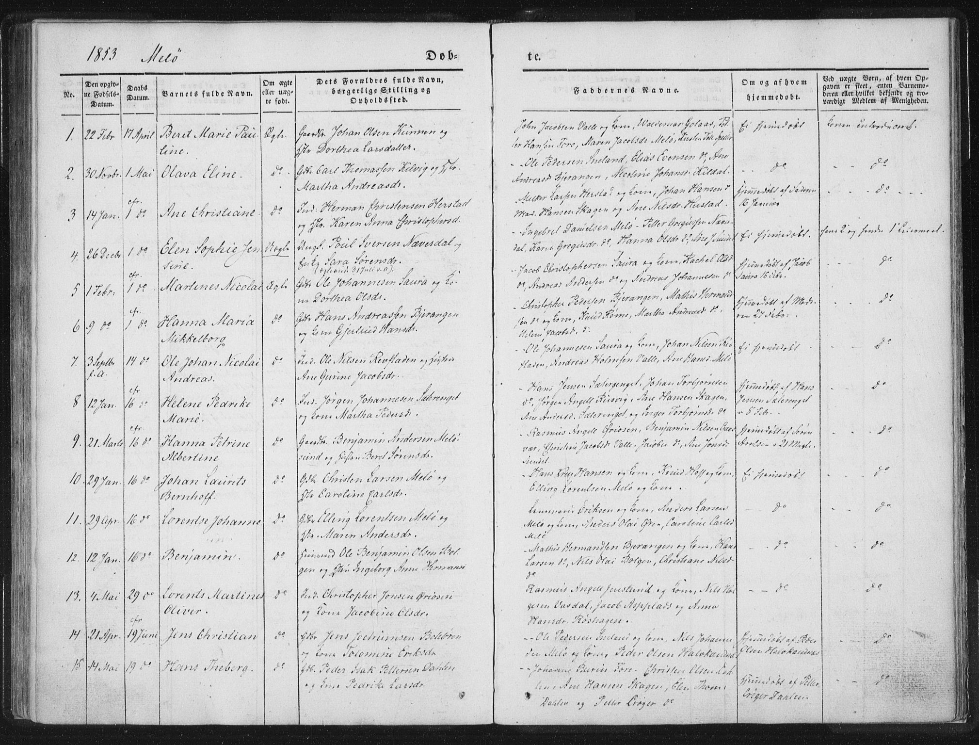 Ministerialprotokoller, klokkerbøker og fødselsregistre - Nordland, SAT/A-1459/841/L0602: Parish register (official) no. 841A08 /2, 1845-1859, p. 91