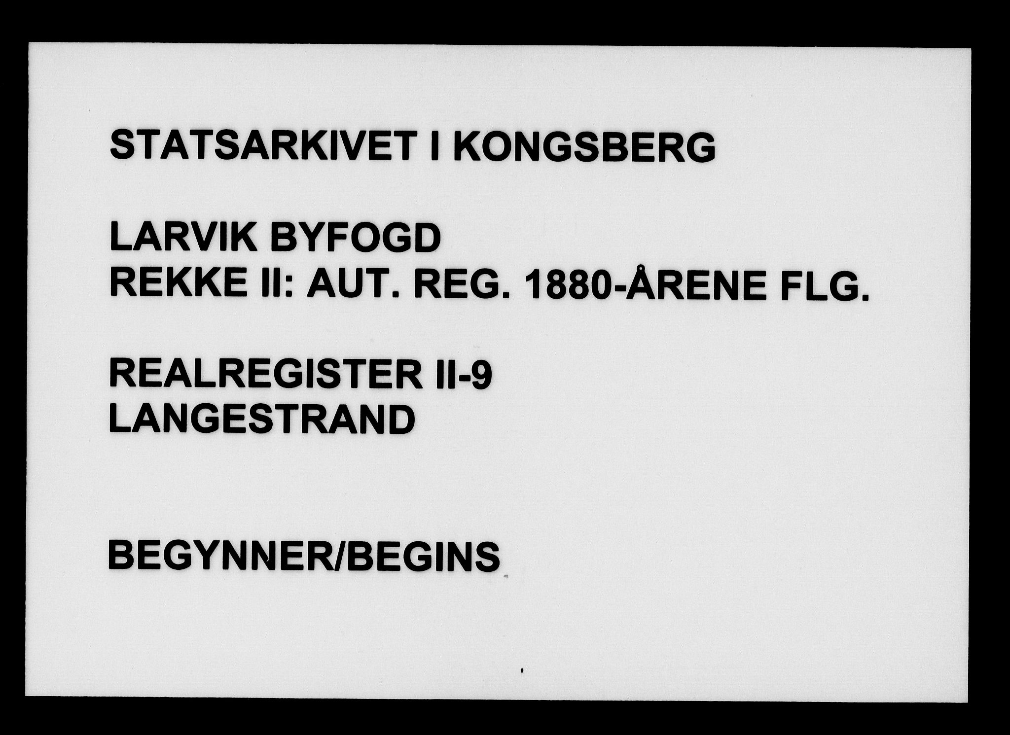 Larvik byfogd, SAKO/A-218/G/Gb/Gba/Gbab/L0009: Mortgage register no. II 9