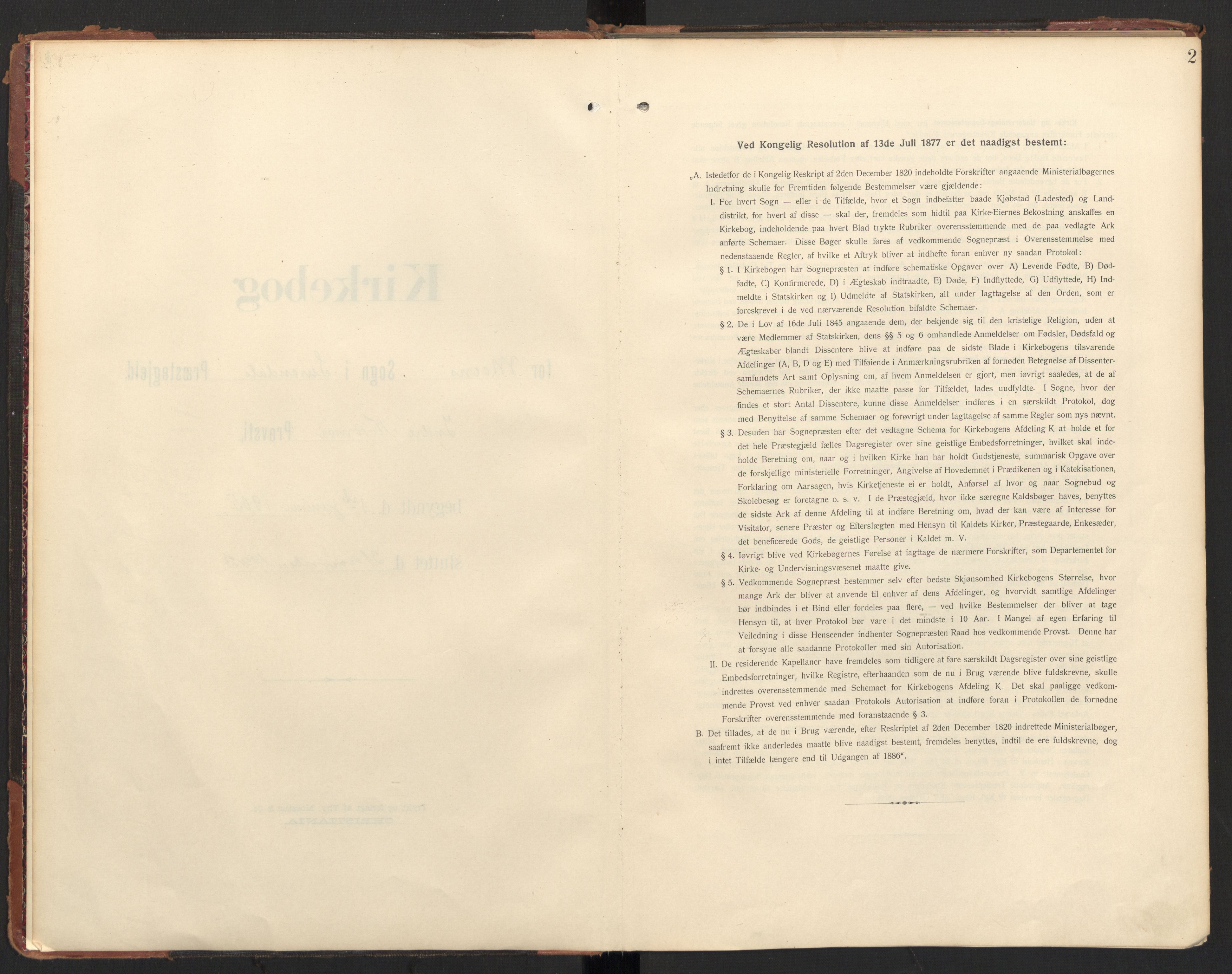 Ministerialprotokoller, klokkerbøker og fødselsregistre - Møre og Romsdal, AV/SAT-A-1454/597/L1063: Parish register (official) no. 597A02, 1905-1923, p. 2