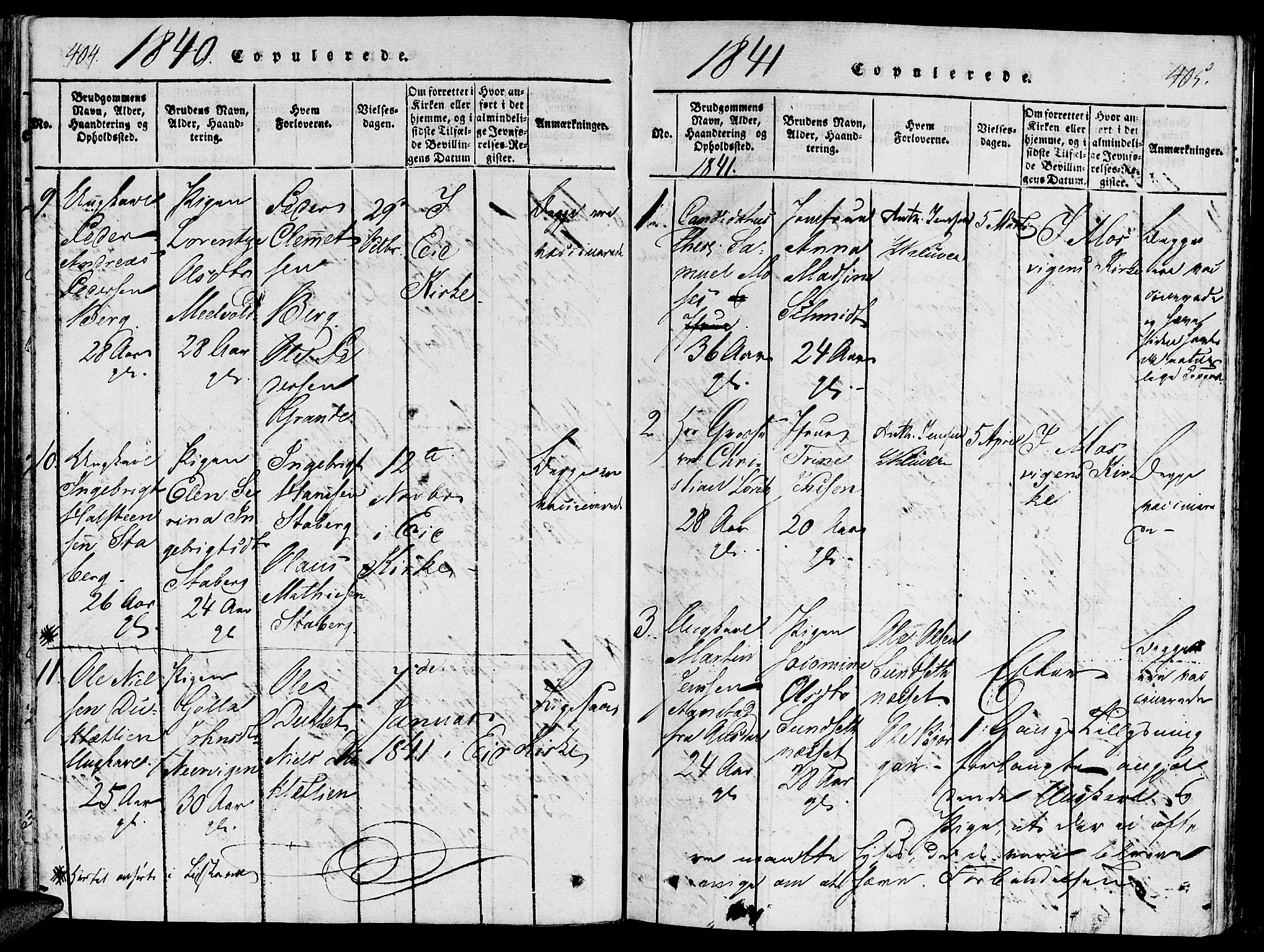 Ministerialprotokoller, klokkerbøker og fødselsregistre - Nord-Trøndelag, SAT/A-1458/733/L0322: Parish register (official) no. 733A01, 1817-1842, p. 404-405