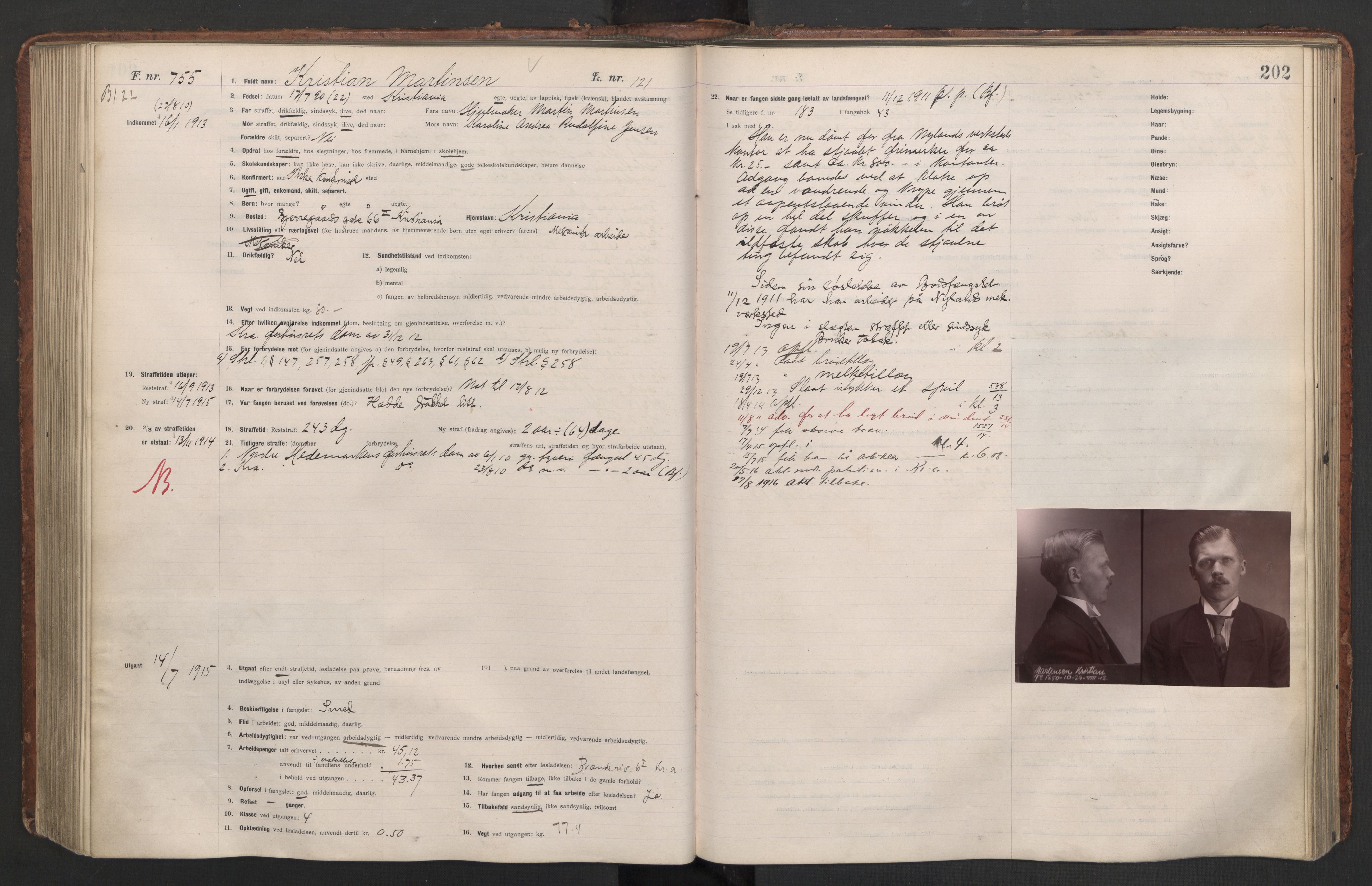 Botsfengslet, AV/RA-S-1539/D/Db/Dbb/L0045: 554n - 890n, 1912-1913, p. 202