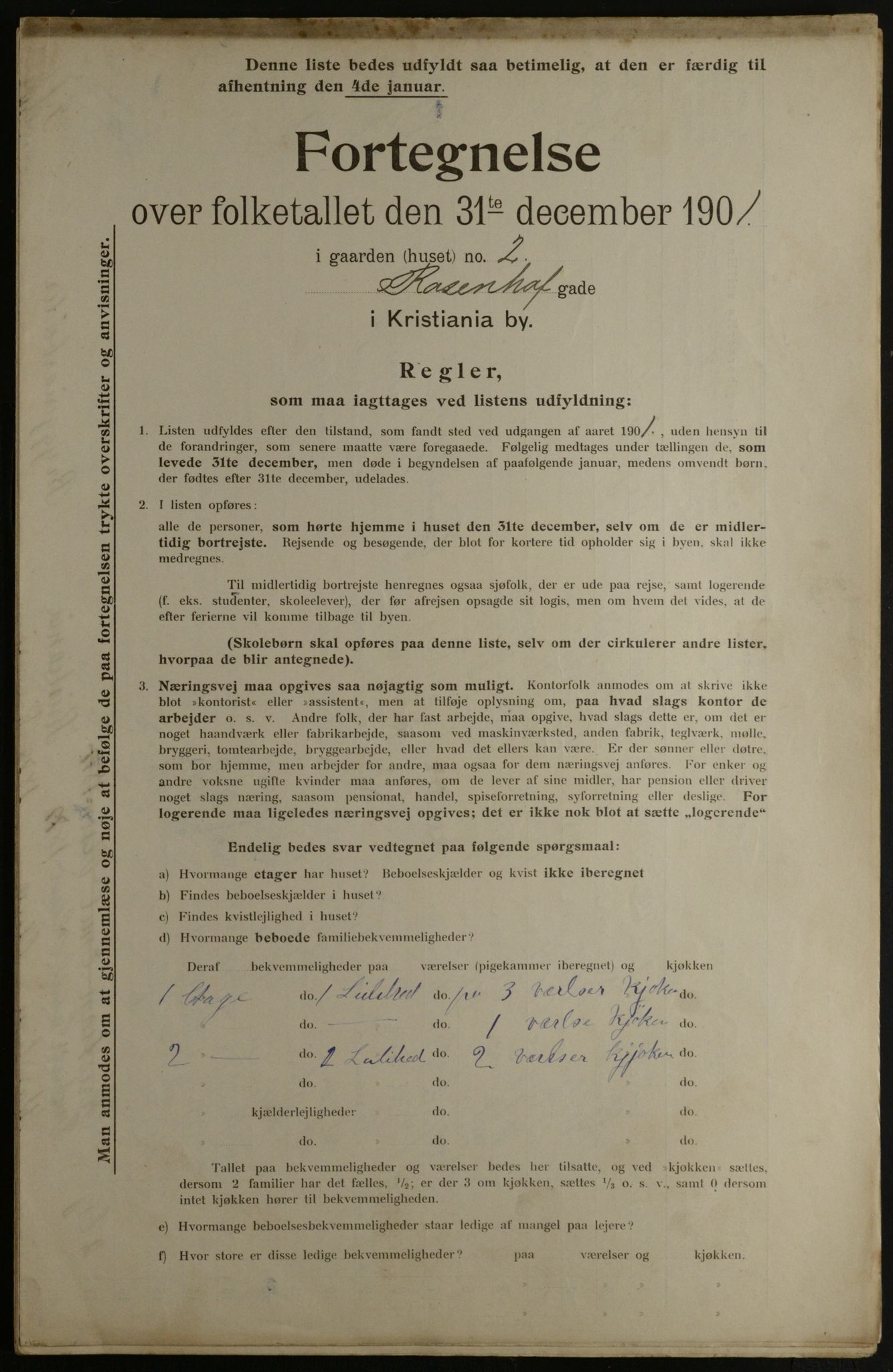 OBA, Municipal Census 1901 for Kristiania, 1901, p. 12820