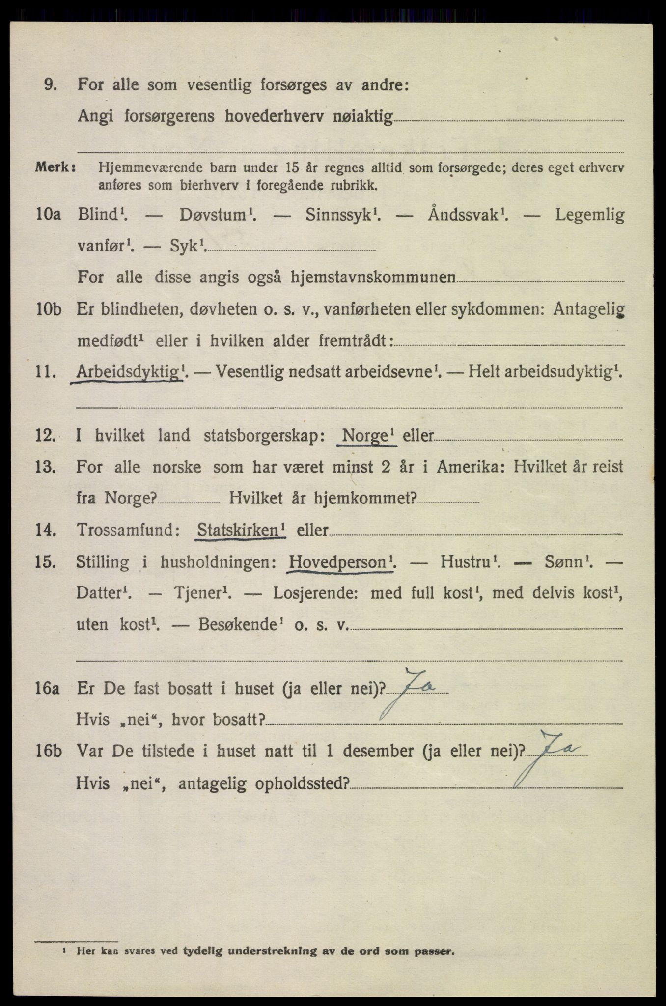 SAH, 1920 census for Sør-Fron, 1920, p. 6004