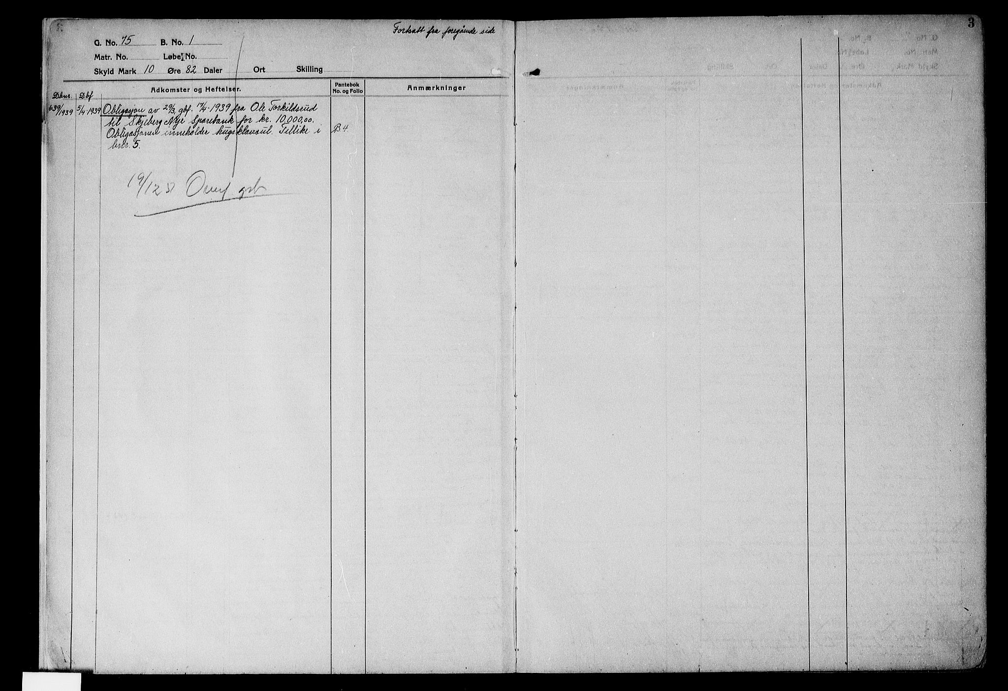 Tune sorenskriveri, AV/SAO-A-10470/G/Ga/Gab/Gabf/L0002a: Mortgage register no. VI 2a, 1910-1953, p. 3