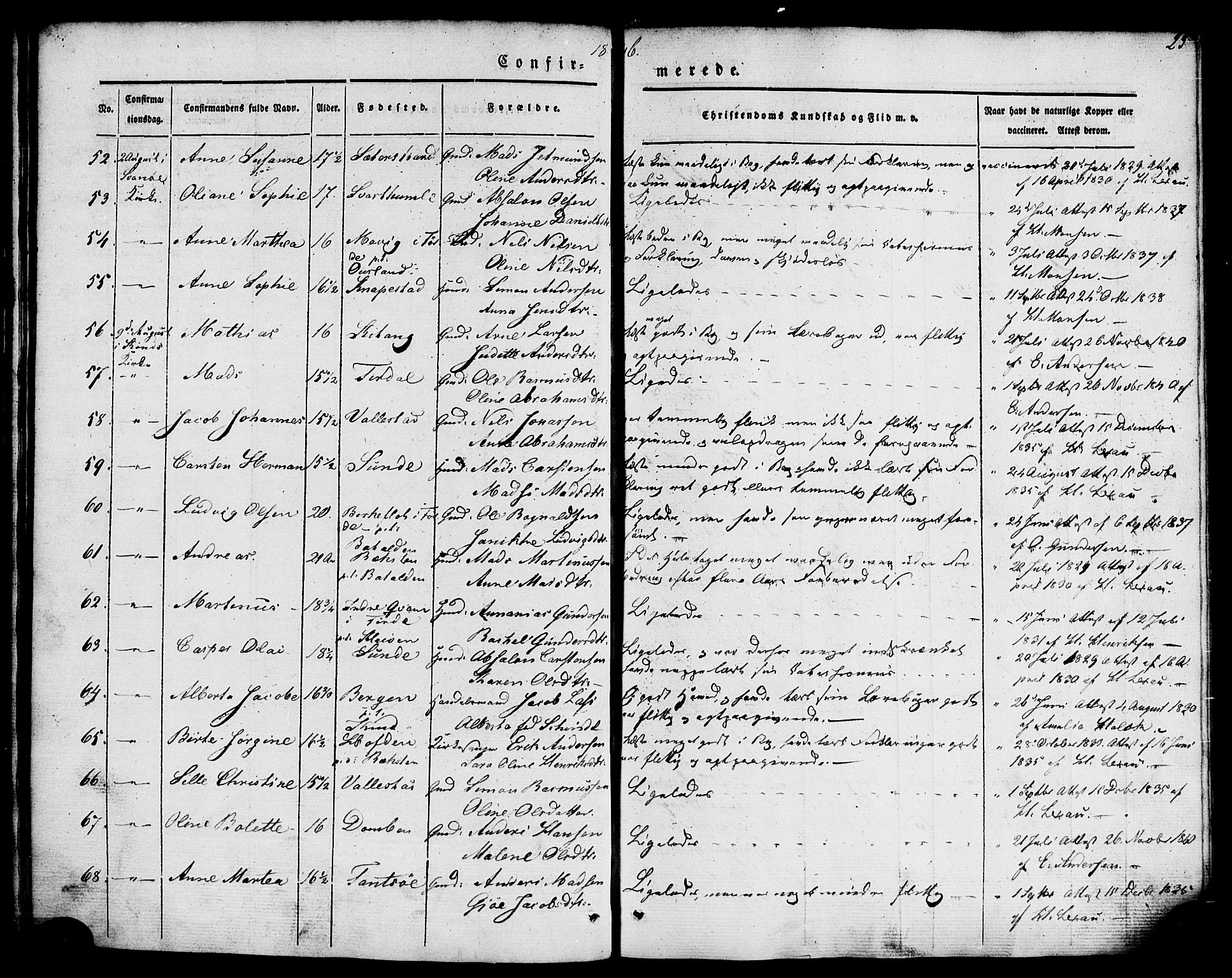 Kinn sokneprestembete, SAB/A-80801/H/Haa/Haaa/L0007: Parish register (official) no. A 7, 1841-1858, p. 23