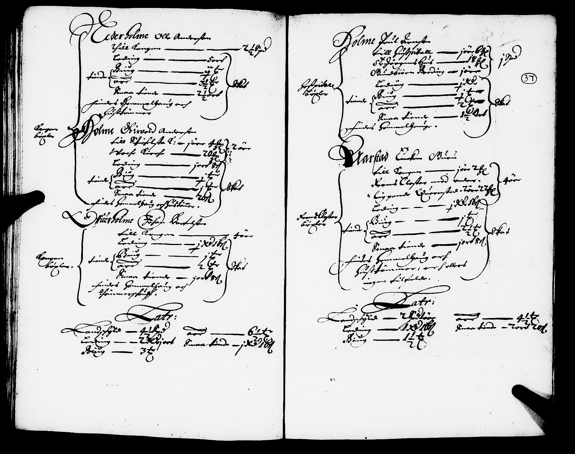 Rentekammeret inntil 1814, Realistisk ordnet avdeling, AV/RA-EA-4070/N/Nb/Nba/L0054: Stjørdal len, 1669, p. 36b-37a