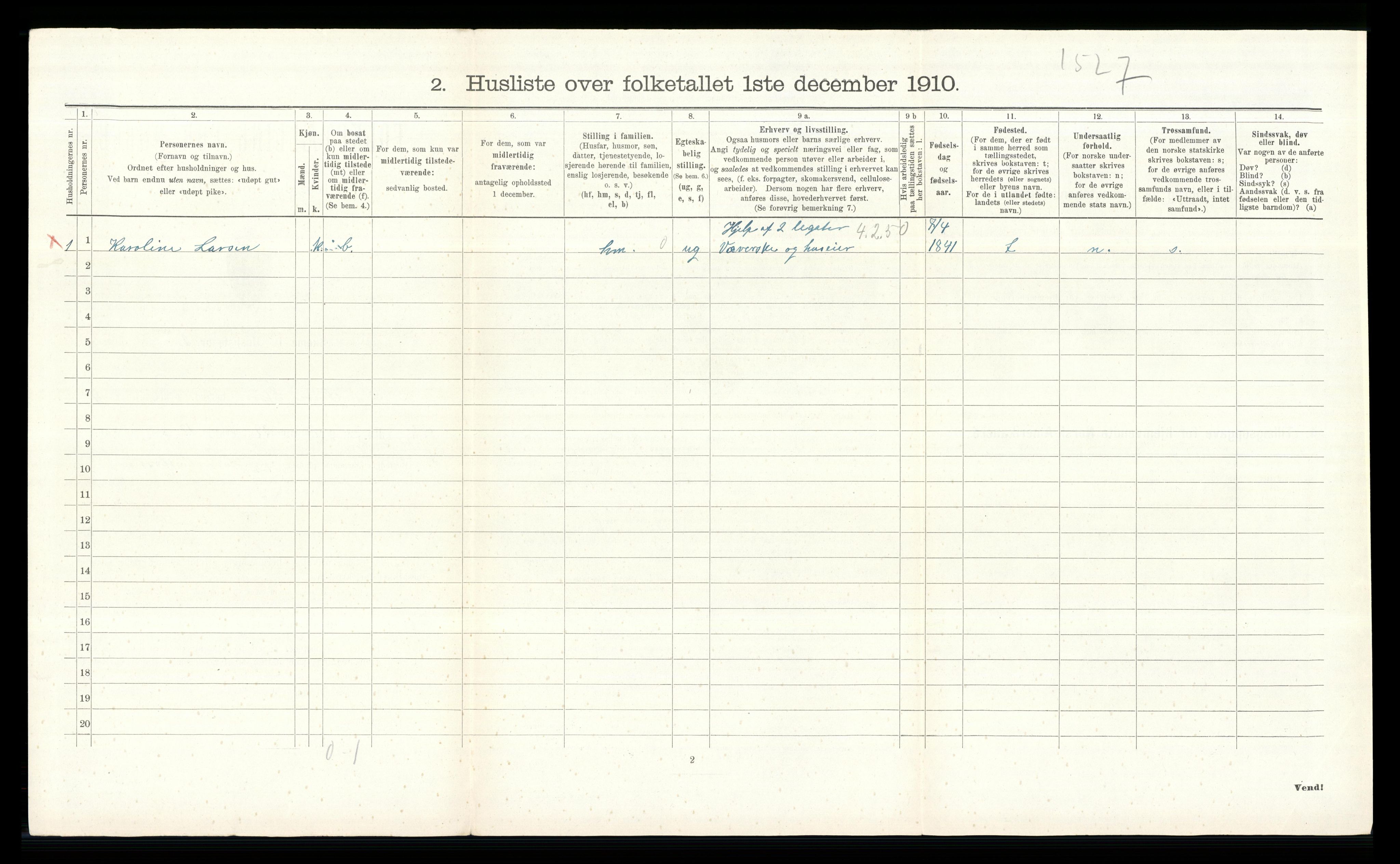 RA, 1910 census for Øvre Eiker, 1910, p. 568