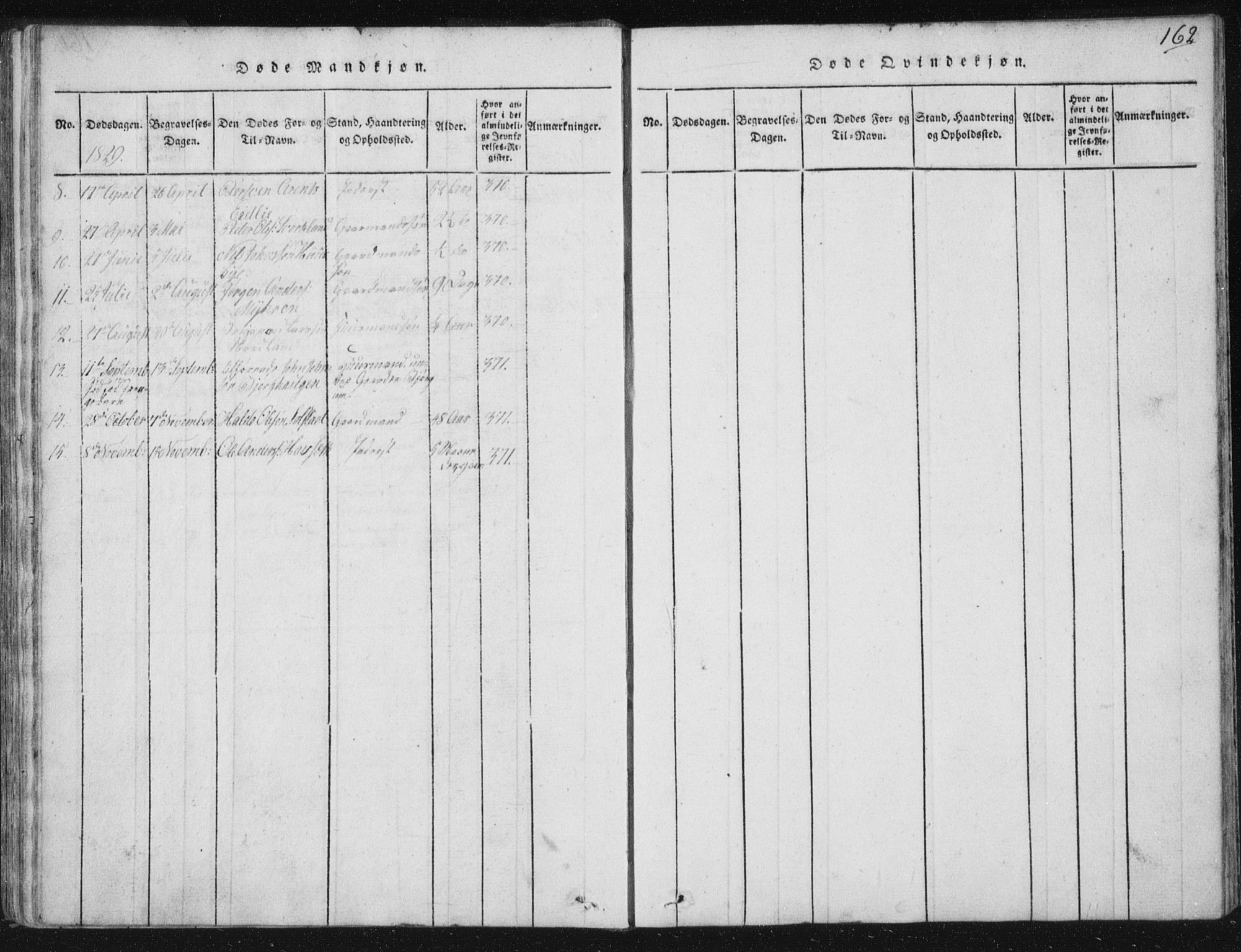 Ministerialprotokoller, klokkerbøker og fødselsregistre - Sør-Trøndelag, SAT/A-1456/665/L0770: Parish register (official) no. 665A05, 1817-1829, p. 162
