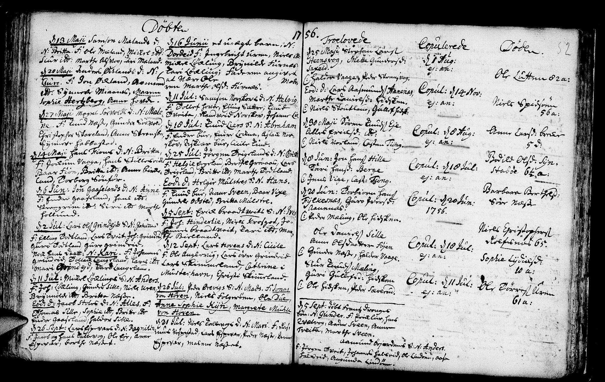 Finnås sokneprestembete, SAB/A-99925/H/Ha/Haa/Haaa/L0002: Parish register (official) no. A 2, 1744-1764, p. 52